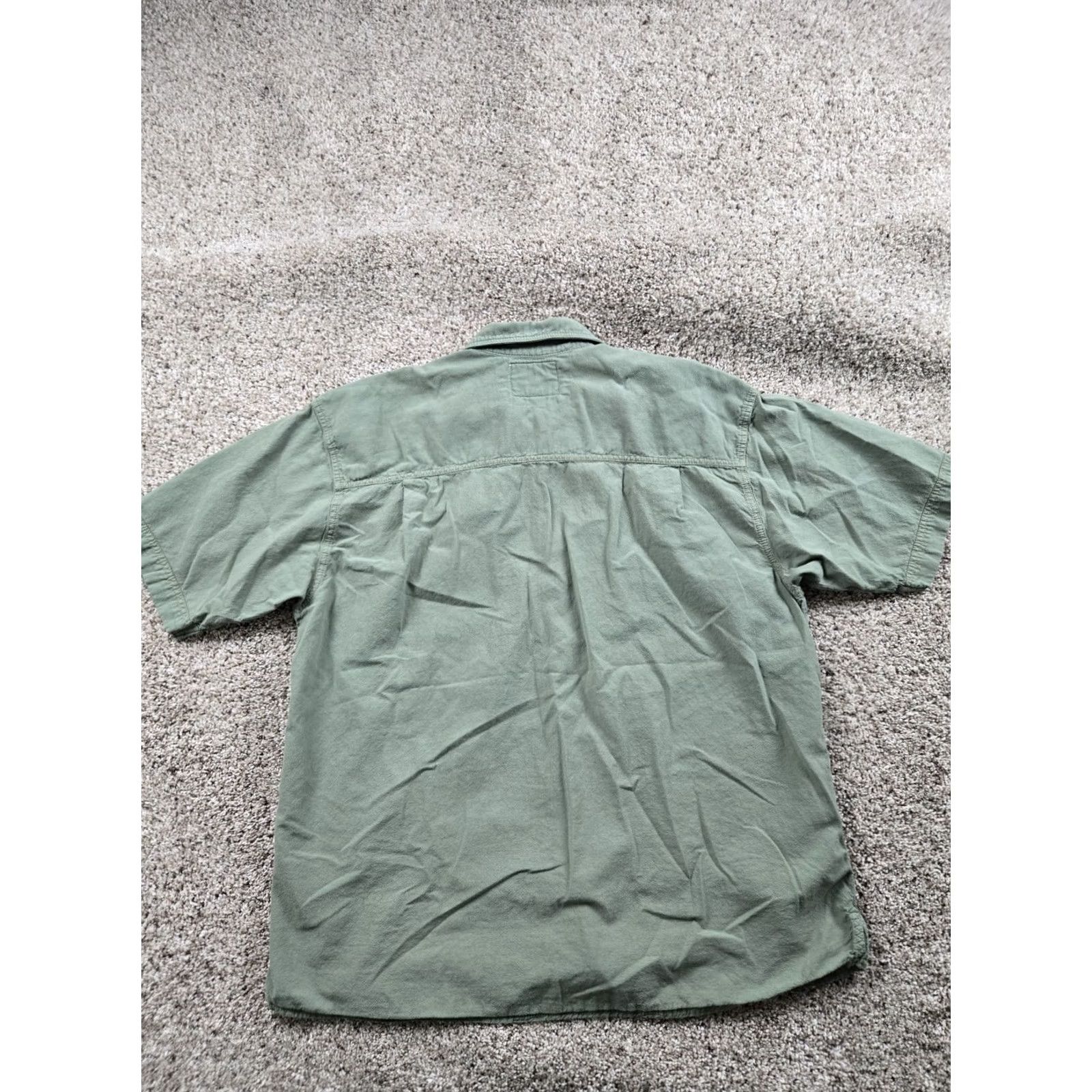 Scully Scully Shirt Mens XL Green Cotton Button Up Casual Pocket Outdoor Western Shirt Size US XL / EU 56 / 4 - 5 Thumbnail