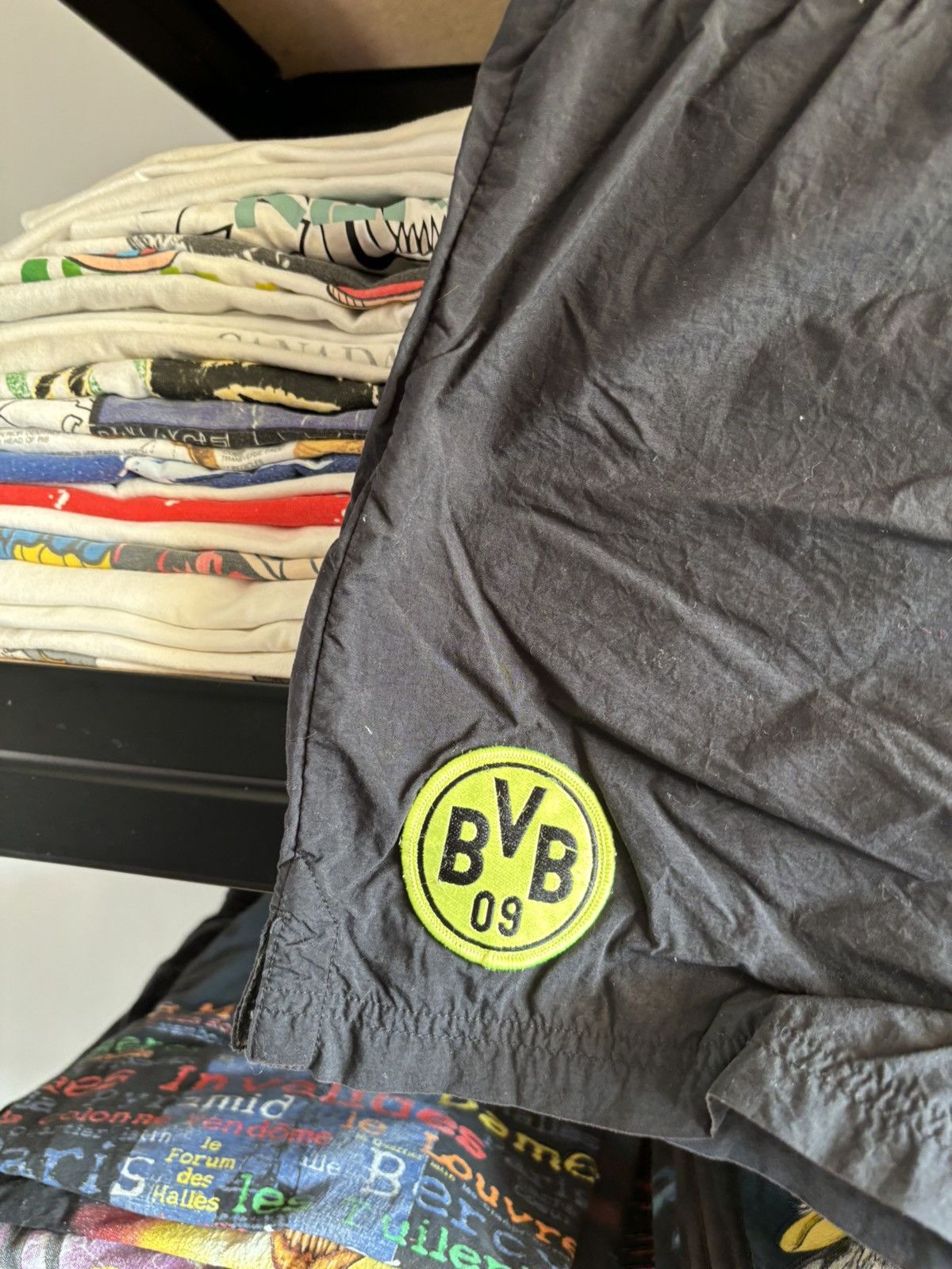 Nike × Vintage Nike Premier BVB Borussia Dortmund Shorts Vintage 90s Size US 30 / EU 46 - 3 Thumbnail