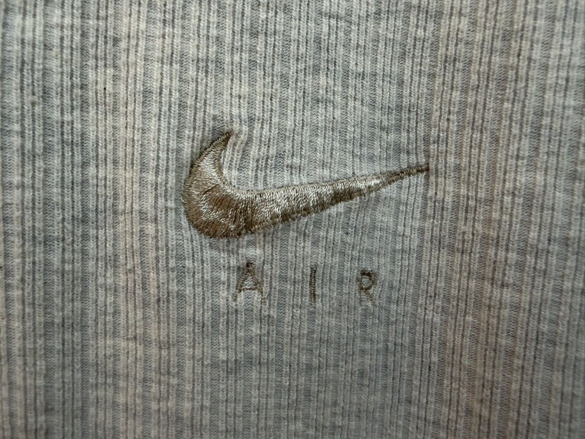 Nike 90s NIKE AIR HENLEY NECK THERMAL RIB COTTON EMBROIDED LOGO Size US L / EU 52-54 / 3 - 6 Thumbnail