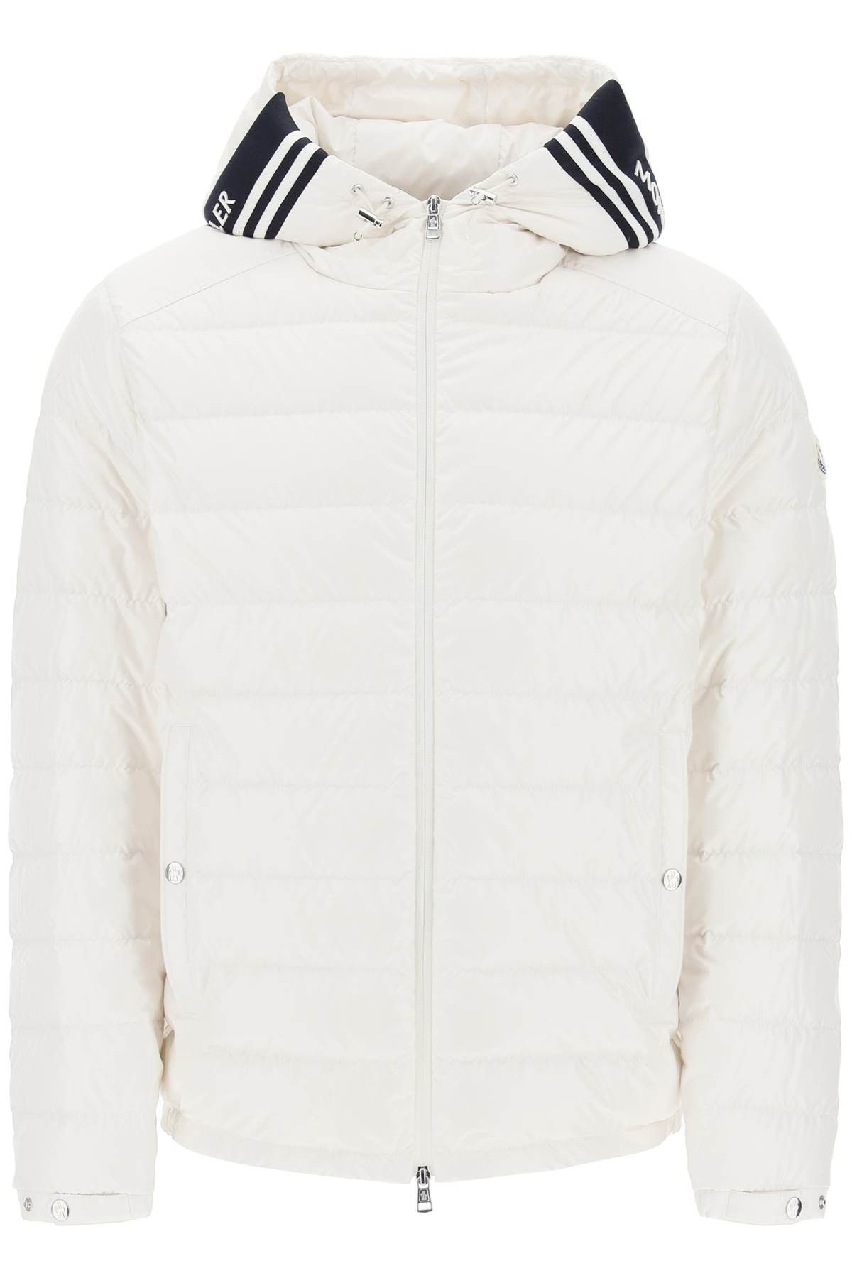 image of Moncler Short Cornour Down Jacket in Natural, Men's (Size Large)