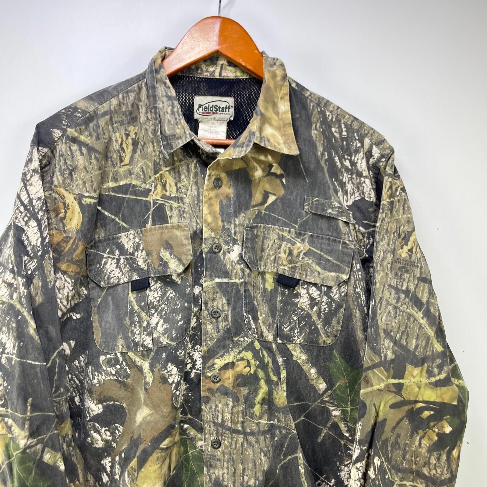 Realtree Vintage Real Tree Camo Button Up Long Sleeve Shirt Medium Size ONE SIZE - 2 Thumbnail