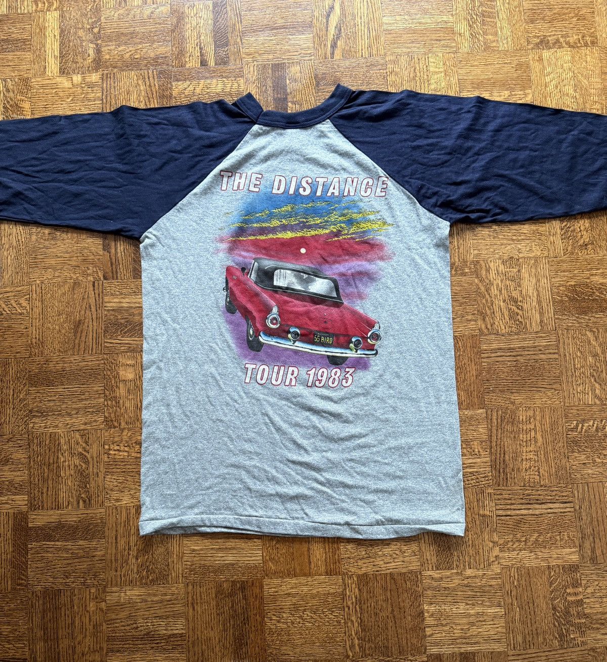 Vintage Vintage Bob Seger 1983 The Distance Tour Baseball Tee Size US XL / EU 56 / 4 - 2 Thumbnail