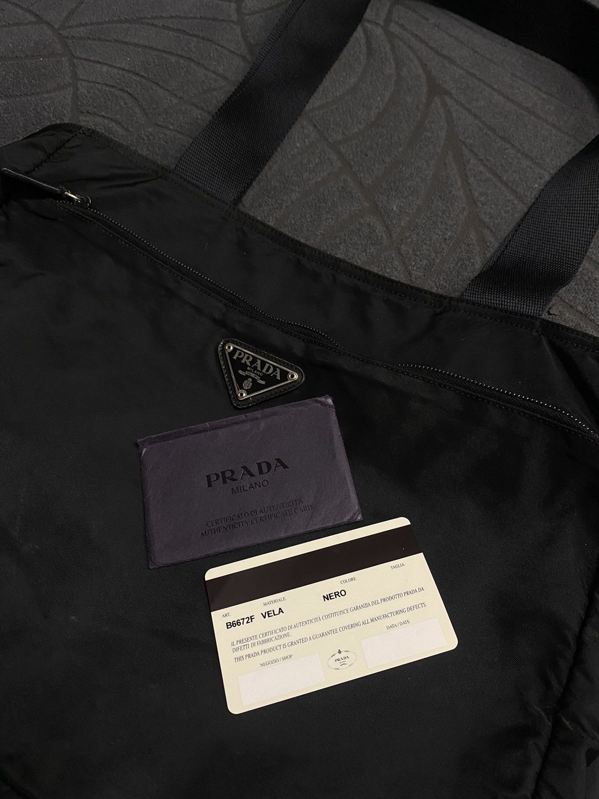 Prada Prada Tessuto Tote Bag Complete with Card Size ONE SIZE - 2 Thumbnail