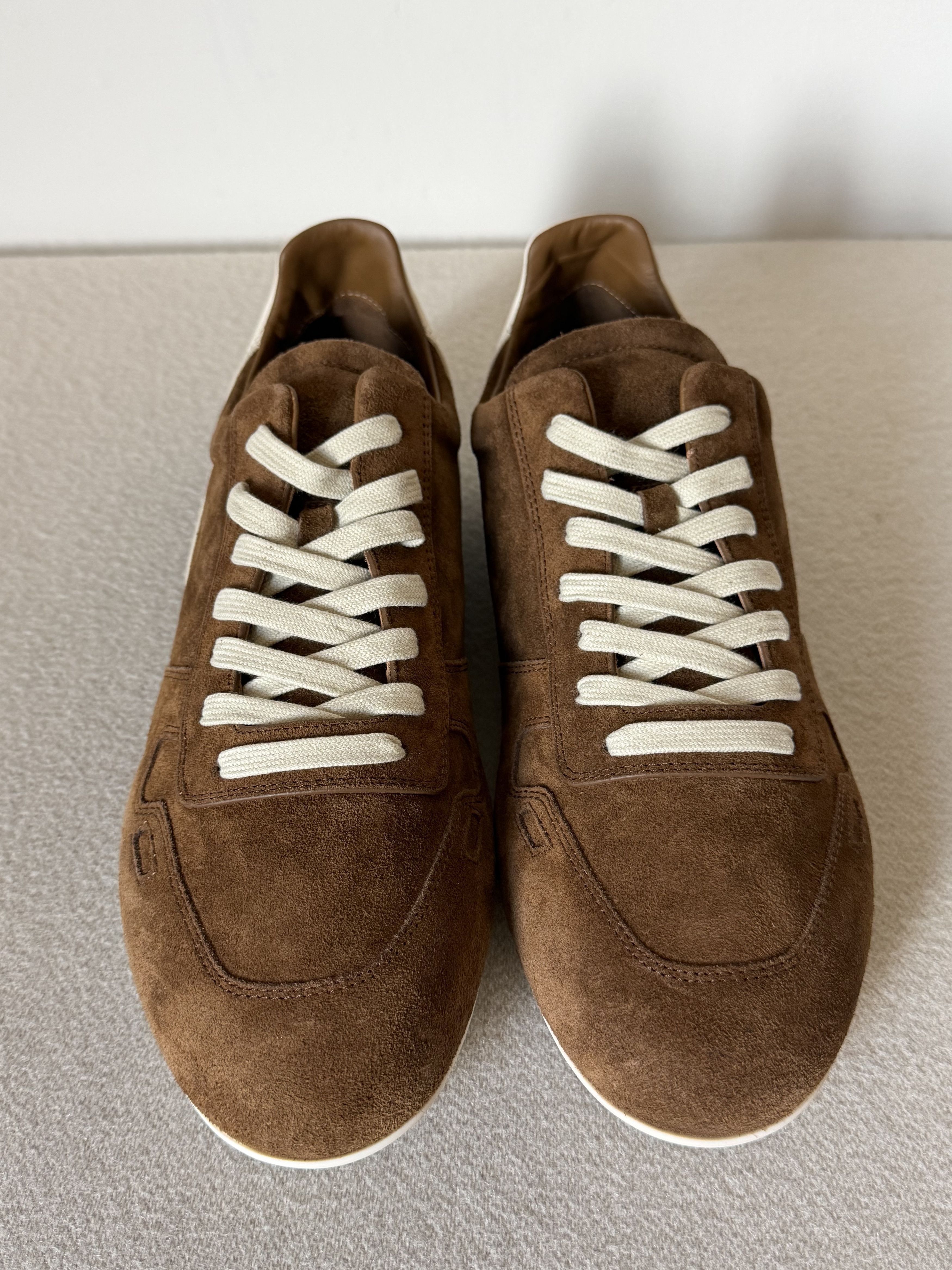 Rick Owens Rick Owens Suede Minimal Sneakers in Chestnut Size US 10.5 / EU 43-44 - 4 Thumbnail