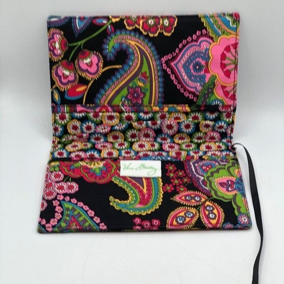 Vera Bradley Vera Bradley Cotton Paisley Fold Clutch Wallet Bag Size ONE SIZE - 4 Thumbnail