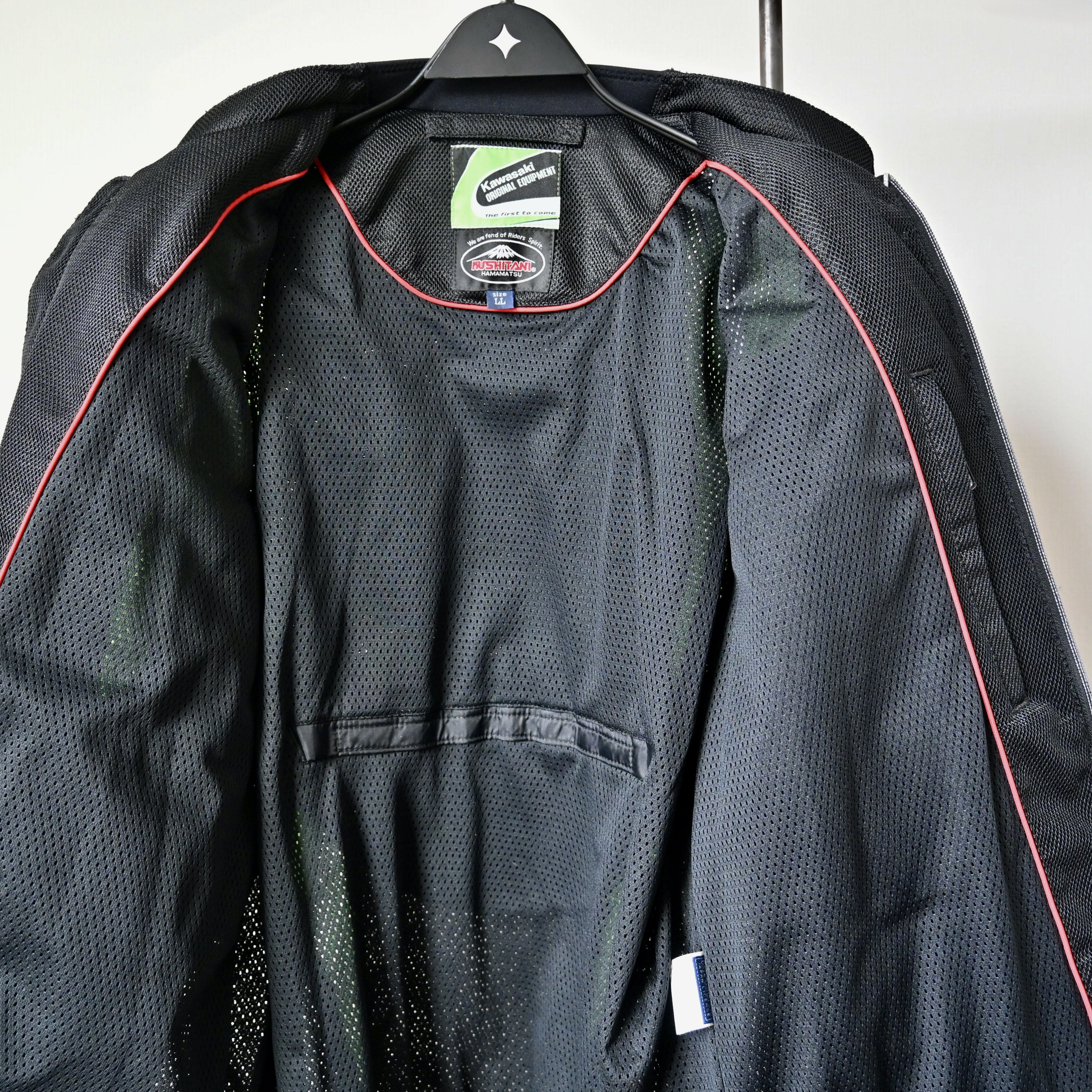 Vintage 2000s KUSHITANI x KAWASAKI mesh riding jacket Size US L / EU 52-54 / 3 - 16 Thumbnail