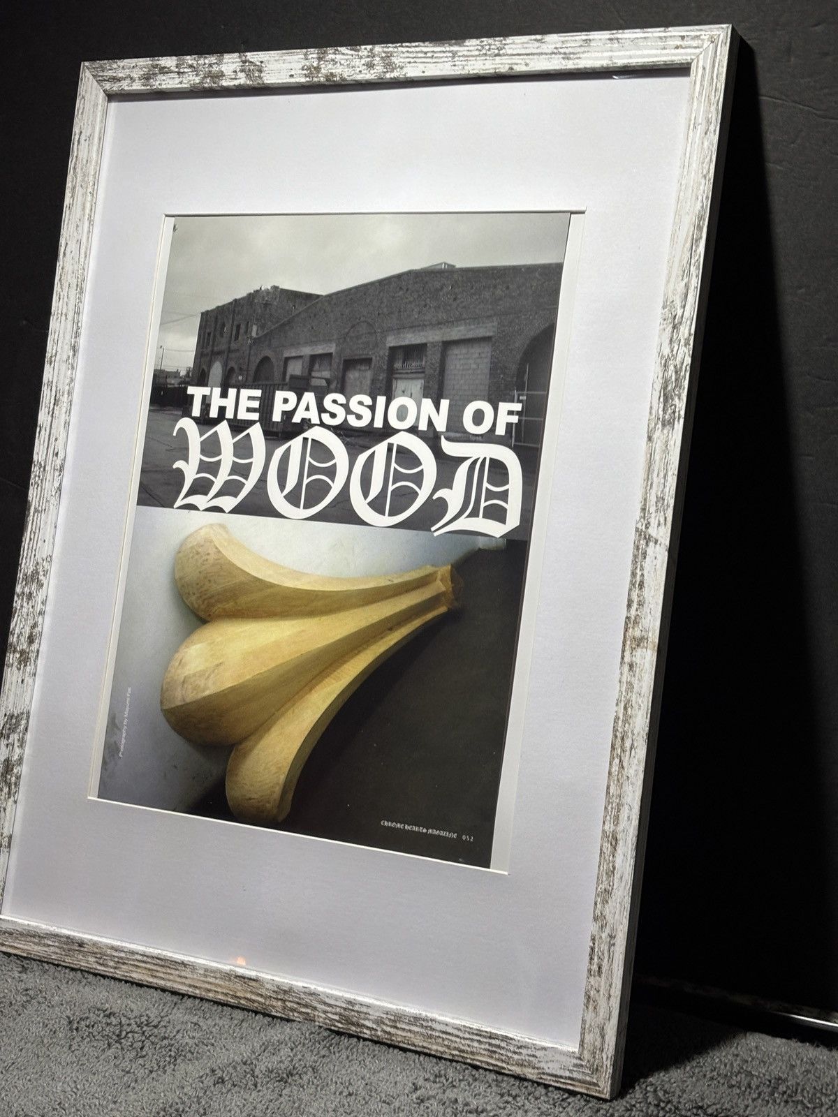 Chrome Hearts * Chrome Hearts * 'Passion of Wood' Framed Poster Size ONE SIZE - 3 Thumbnail