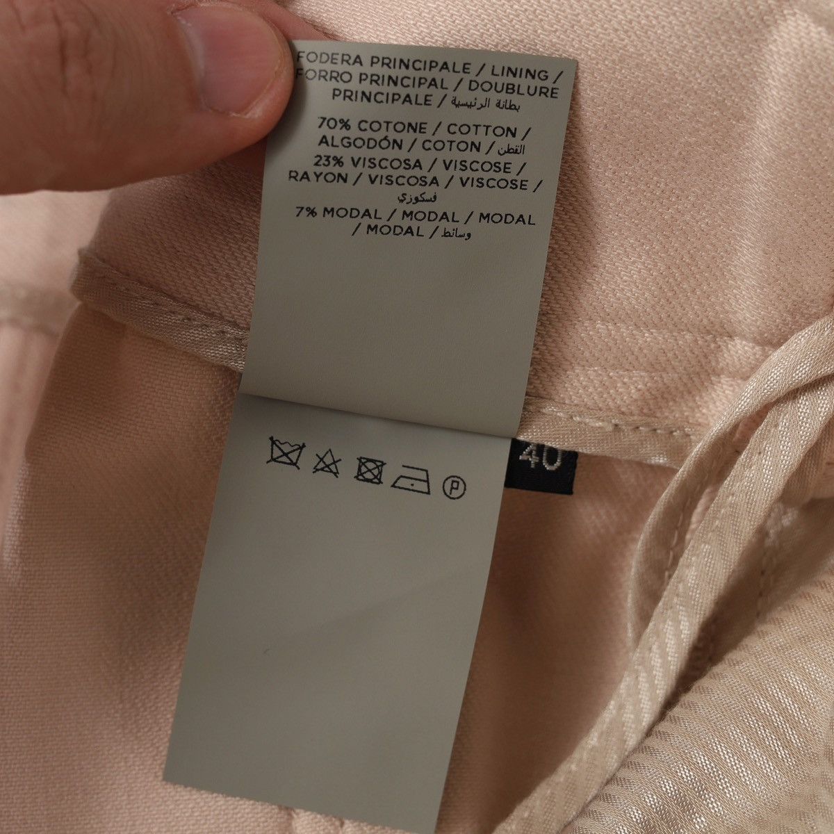 Tom Ford Tom Ford Denim Jeans Pants Slim Biker Light Pink cream 40 Size 27" / US 4 / IT 40 - 14 Thumbnail