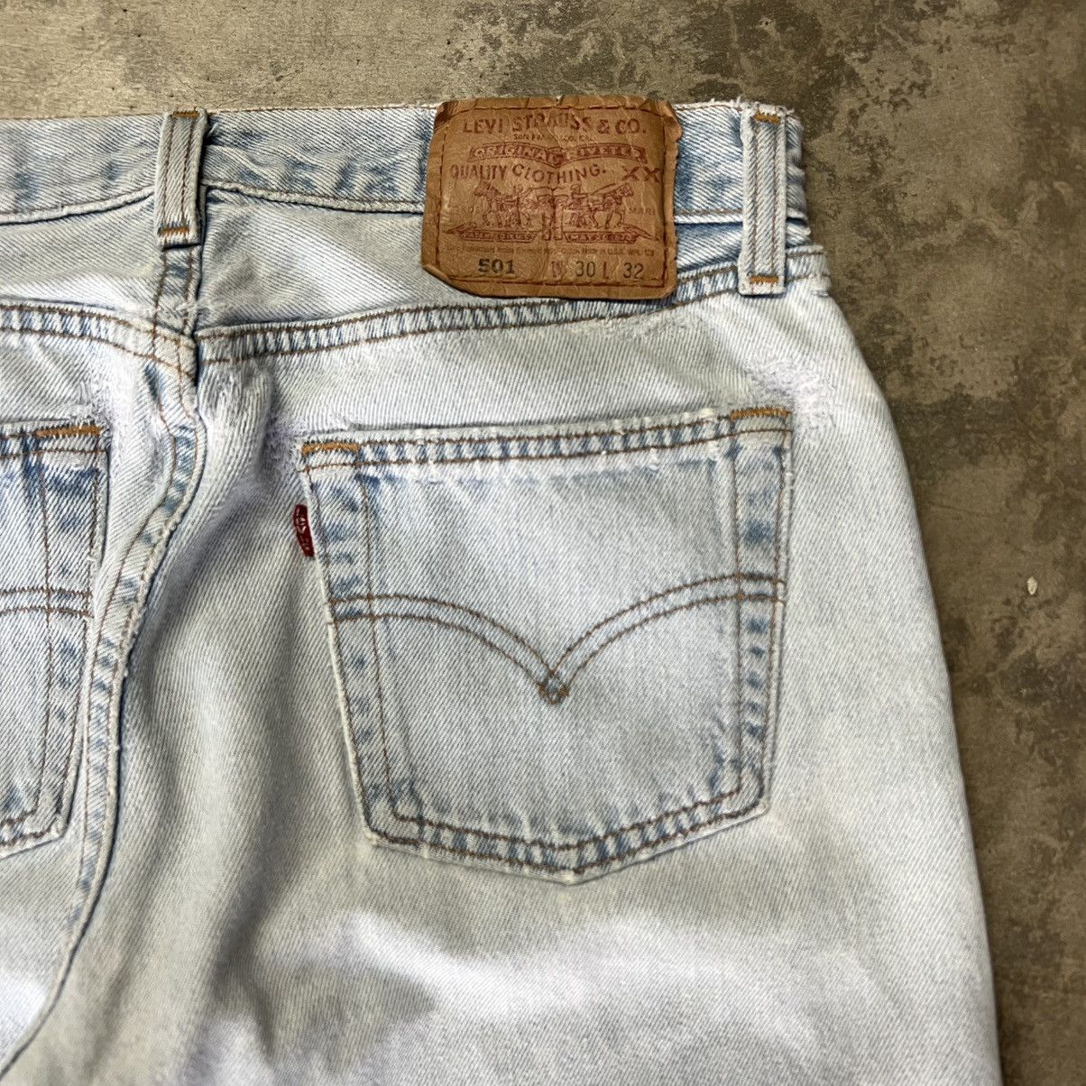 Levi's × Levi's Vintage Clothing × Vintage Vintage 90’s Levi’s 501 🇺🇸 Straight-Leg Women’s Denim Jeans Size 29" - 2 Thumbnail