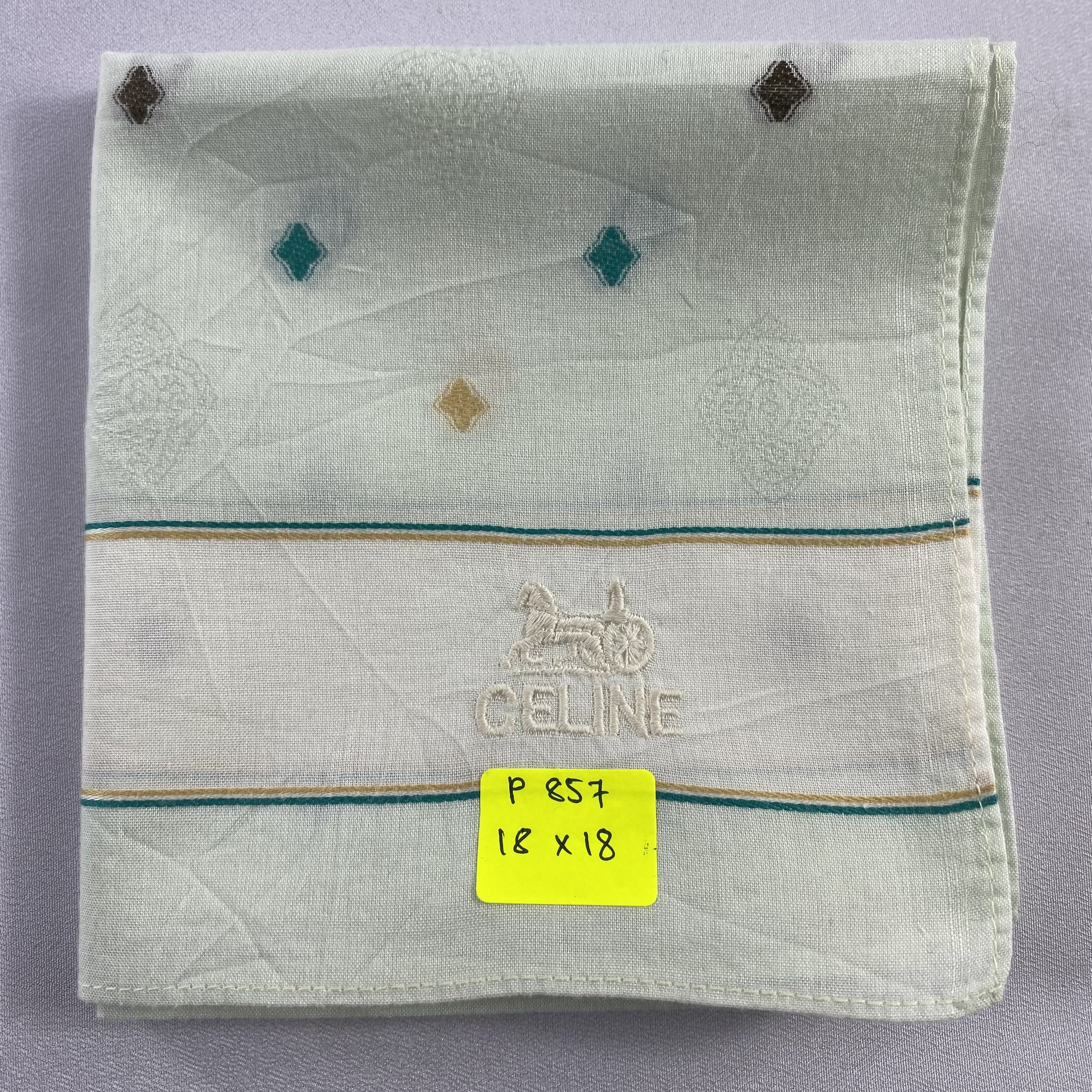 Celine × Vintage Celine Neckerchief / Bandana / Handkerchief-P857 Size ONE SIZE - 7 Thumbnail