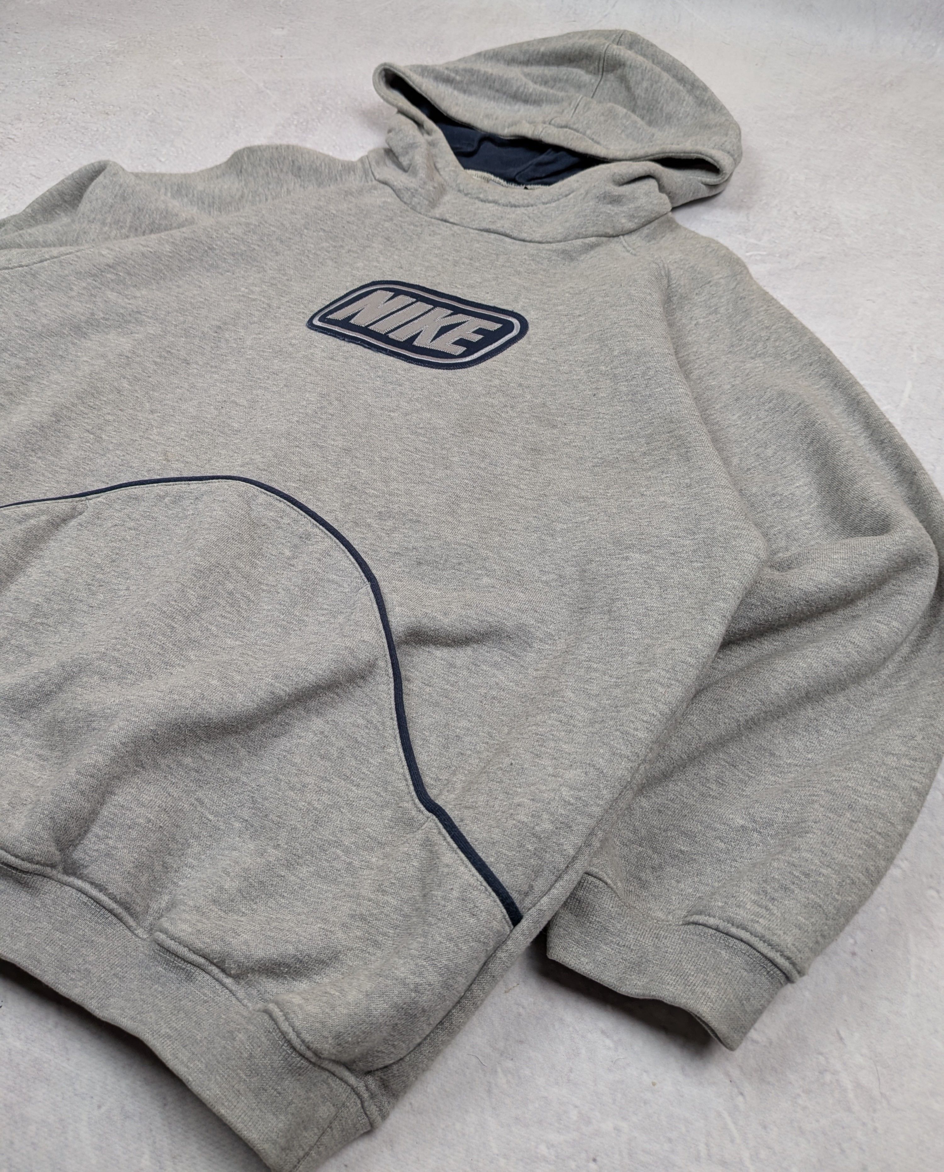 Nike Nike Rare Vintage Y2K Grey Hoodie Big Spellout Size XS/S Size US XS / EU 42 / 0 - 4 Thumbnail