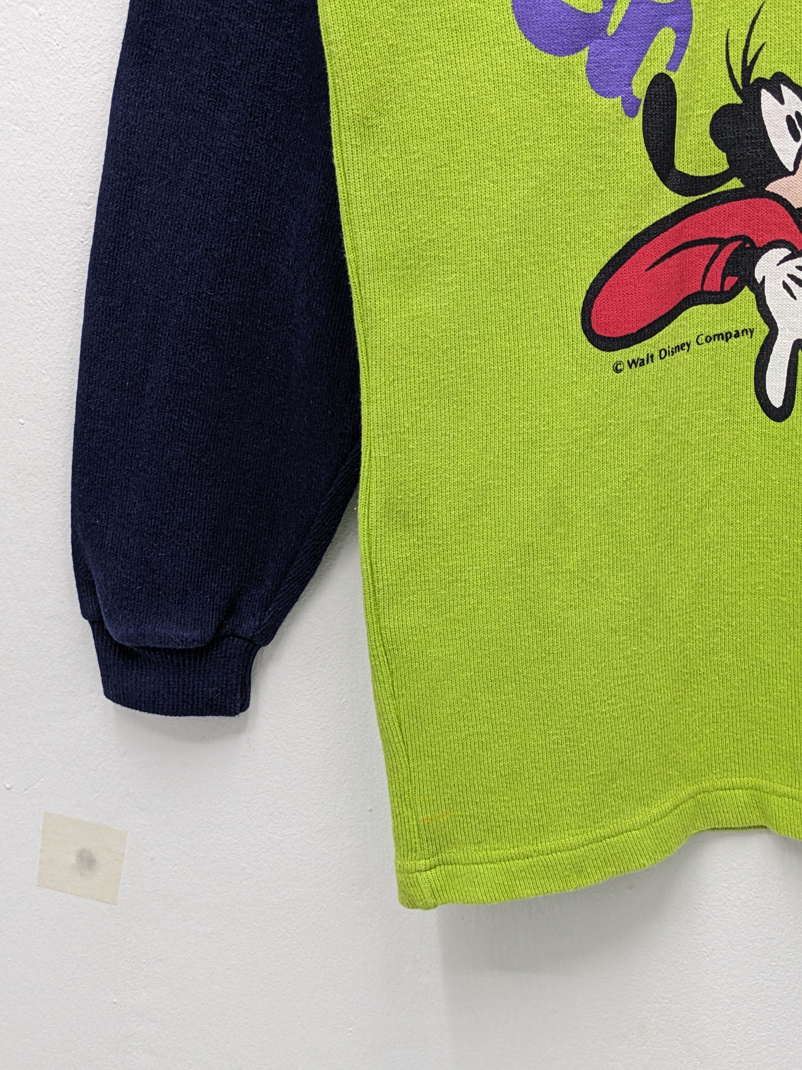 Cartoon Network Vintage Disney Goofy Falling Graphic Raglan Sweatshirt Size US M / EU 48-50 / 2 - 6 Thumbnail