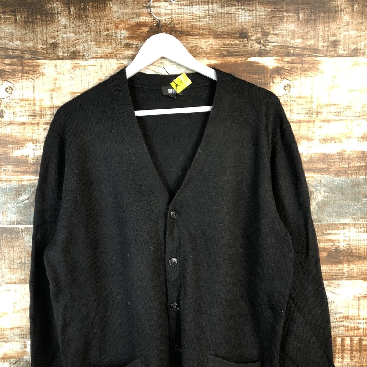 Uniqlo DL Uniqlo Black Mohair Cardigan Knitwear #C439 Size US XL / EU 56 / 4 - 2 Thumbnail