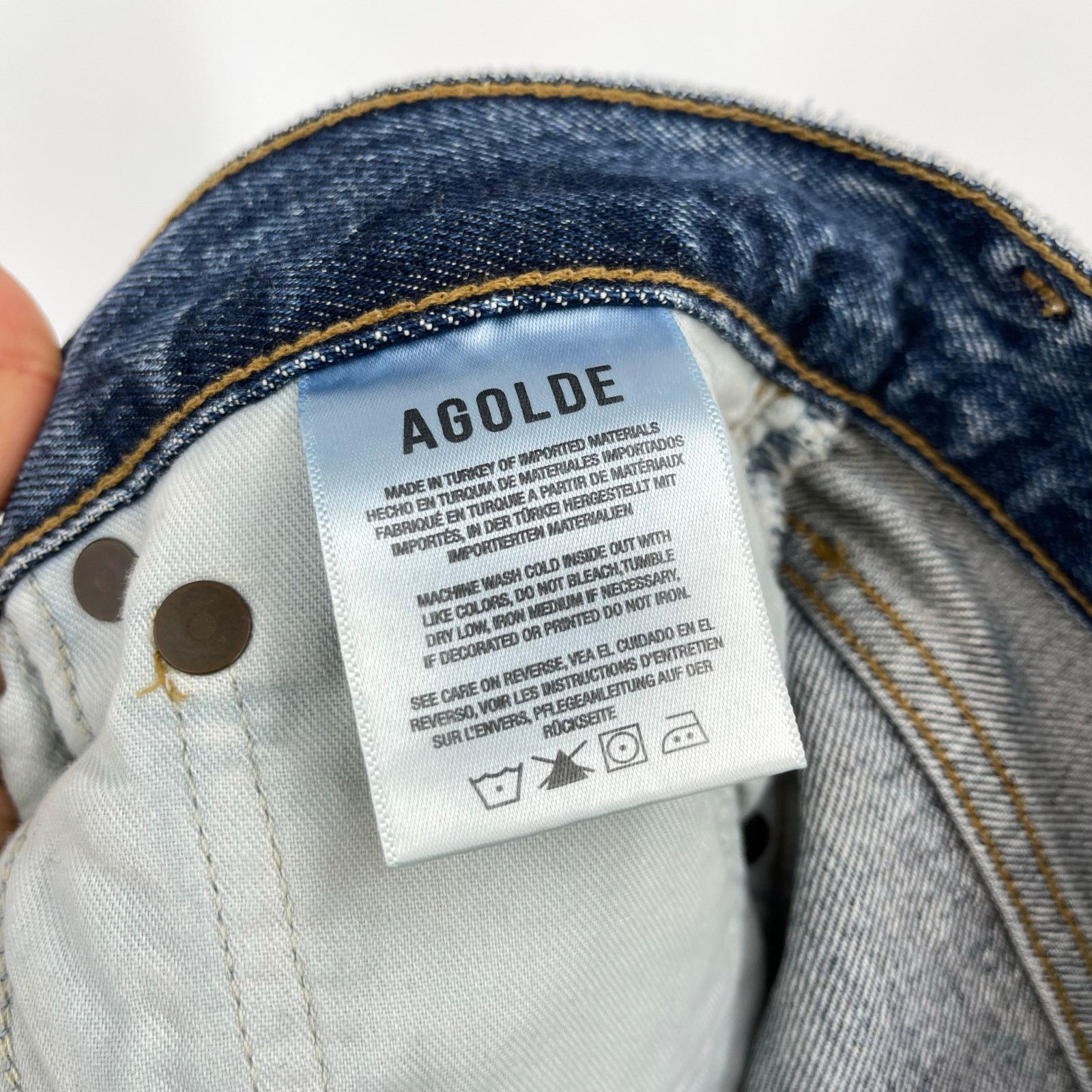 Agolde AGOLDE | NWT Dame High Rise Wide Leg Cuffed Jeans Control 26 Size 26" / US 2 / IT 38 - 12 Thumbnail