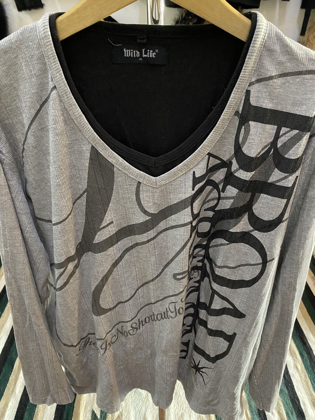 If Six Was Nine Japanese Wild Life Poem Longsleeve Tee Shirt Size US XL / EU 56 / 4 - 5 Thumbnail