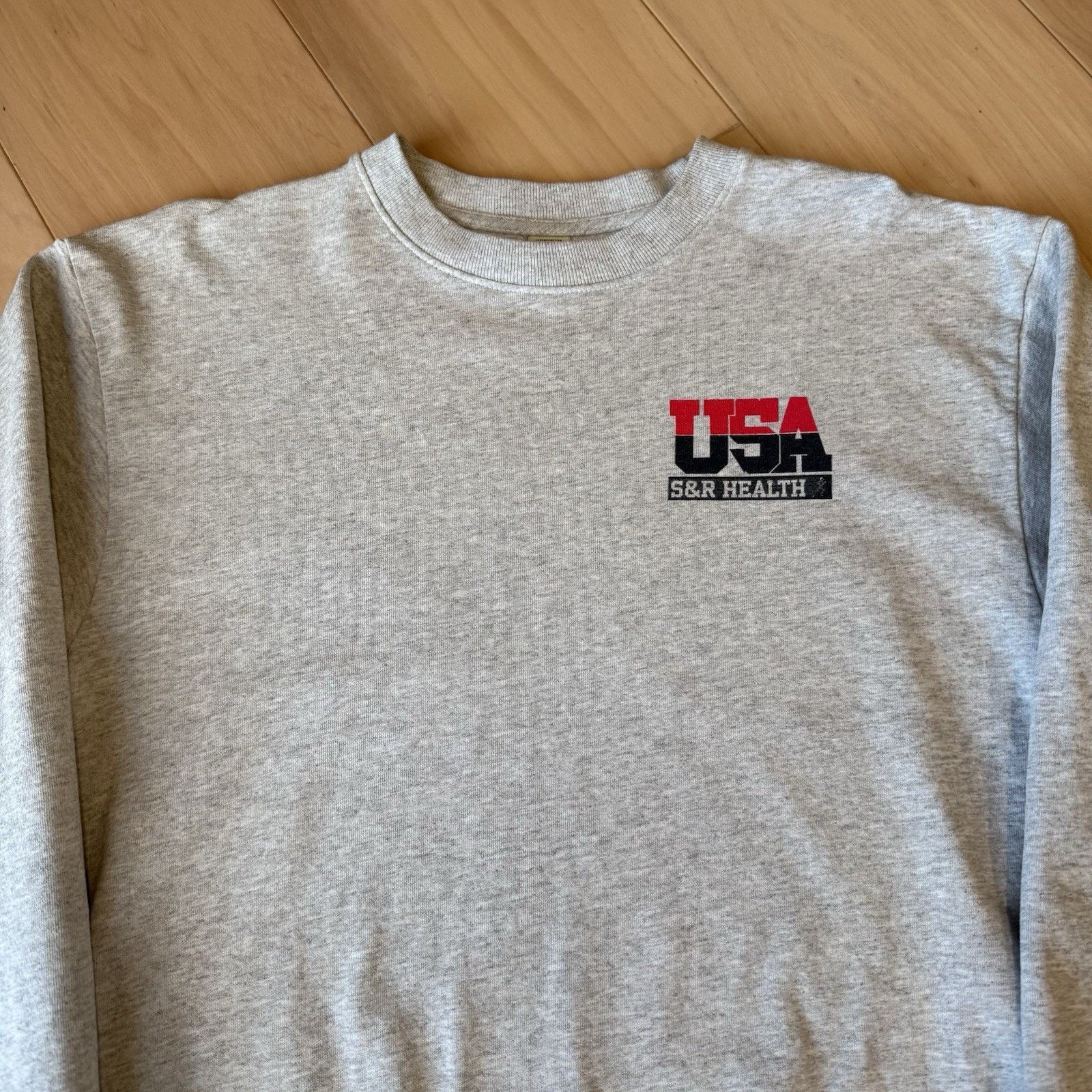 Sporty & Rich Sporty & Rich Sweatshirt Small Gray Minimalist Made in USA Size S / US 4 / IT 40 - 3 Thumbnail