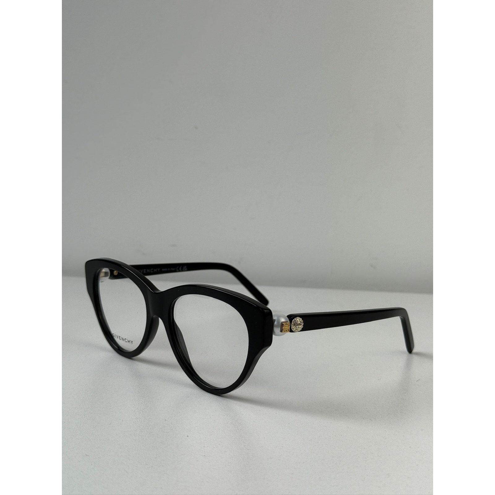 Givenchy NEW Givenchy GV50048I Cat Eye Pearl Black Crystal Frames Size ONE SIZE - 8 Thumbnail