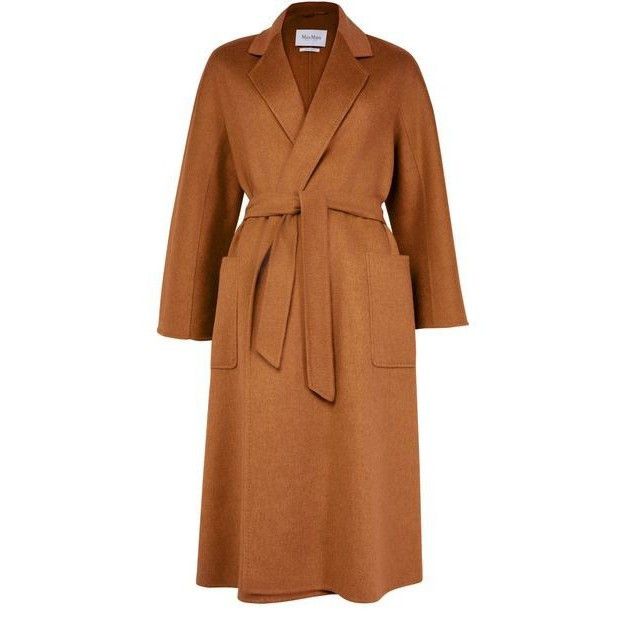 MAX MARA Ludmilla Orange Cashmere Wool Coat New & Authentic