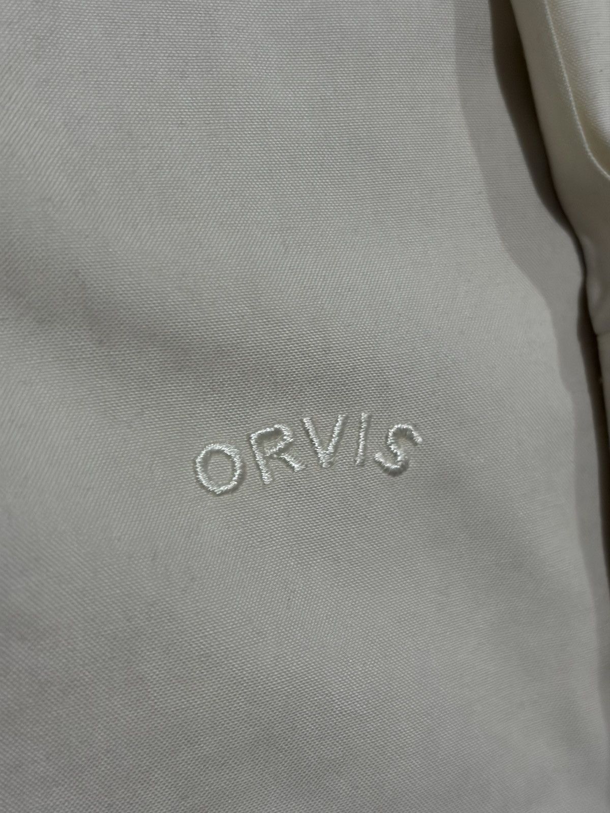 Orvis Orvis Women's Wrinkle-Free Button Down Shirt Size 12 Cream Size XL / US 12-14 / IT 48-50 - 2 Thumbnail