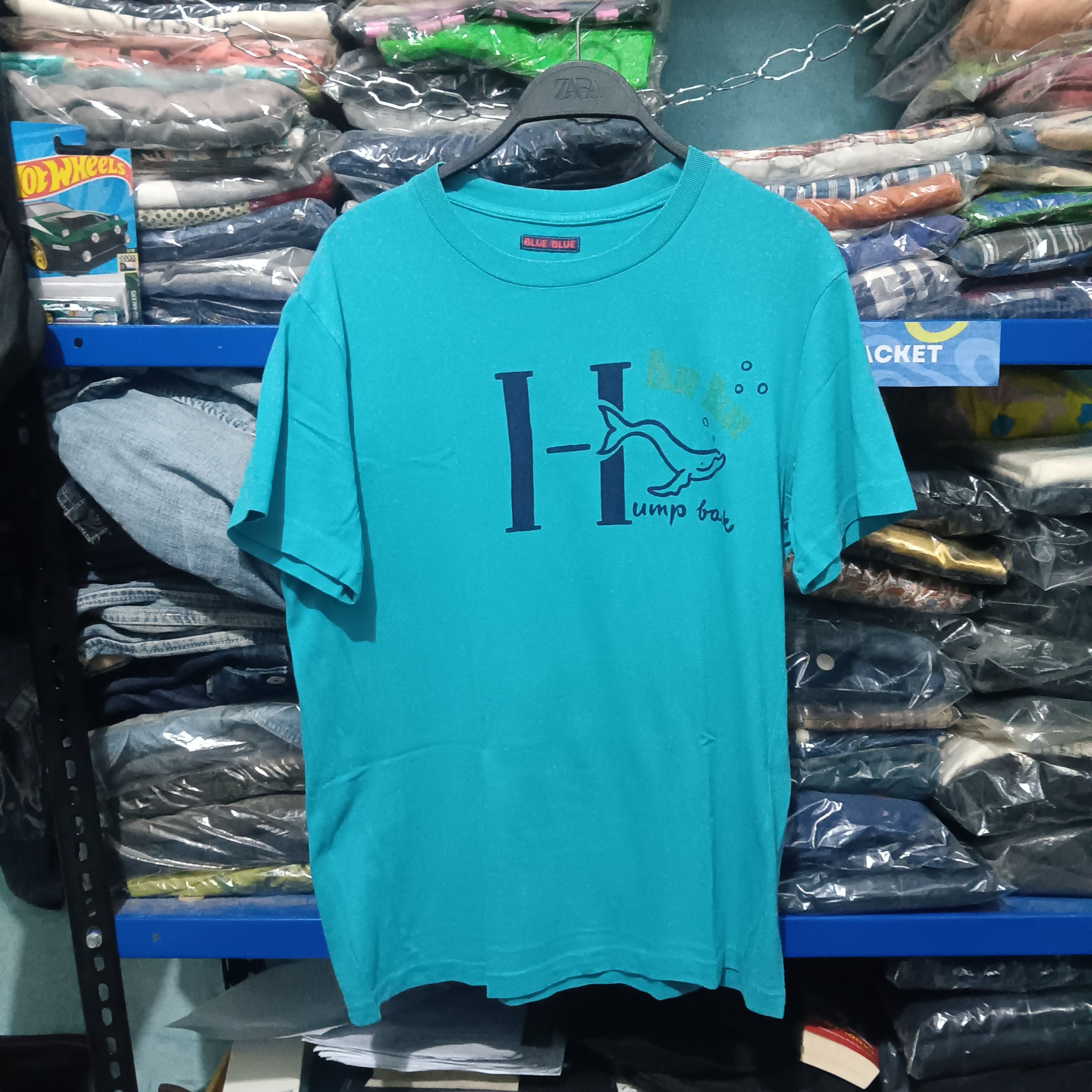 Blue Blue Japan × Japanese Brand Blue-blue japan whale t-shirt Size US M / EU 48-50 / 2 - 1 Thumbnail