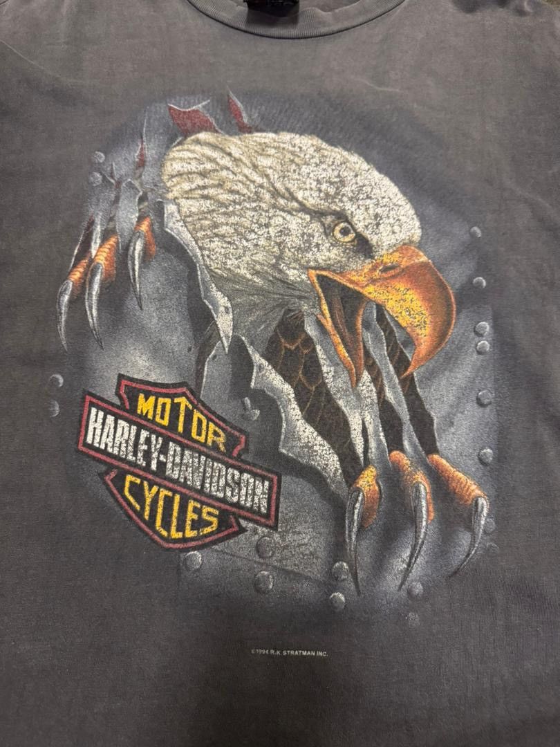 Harley Davidson 90’s Faded harley davidson eagle travis scott Size US L / EU 52-54 / 3 - 2 Thumbnail