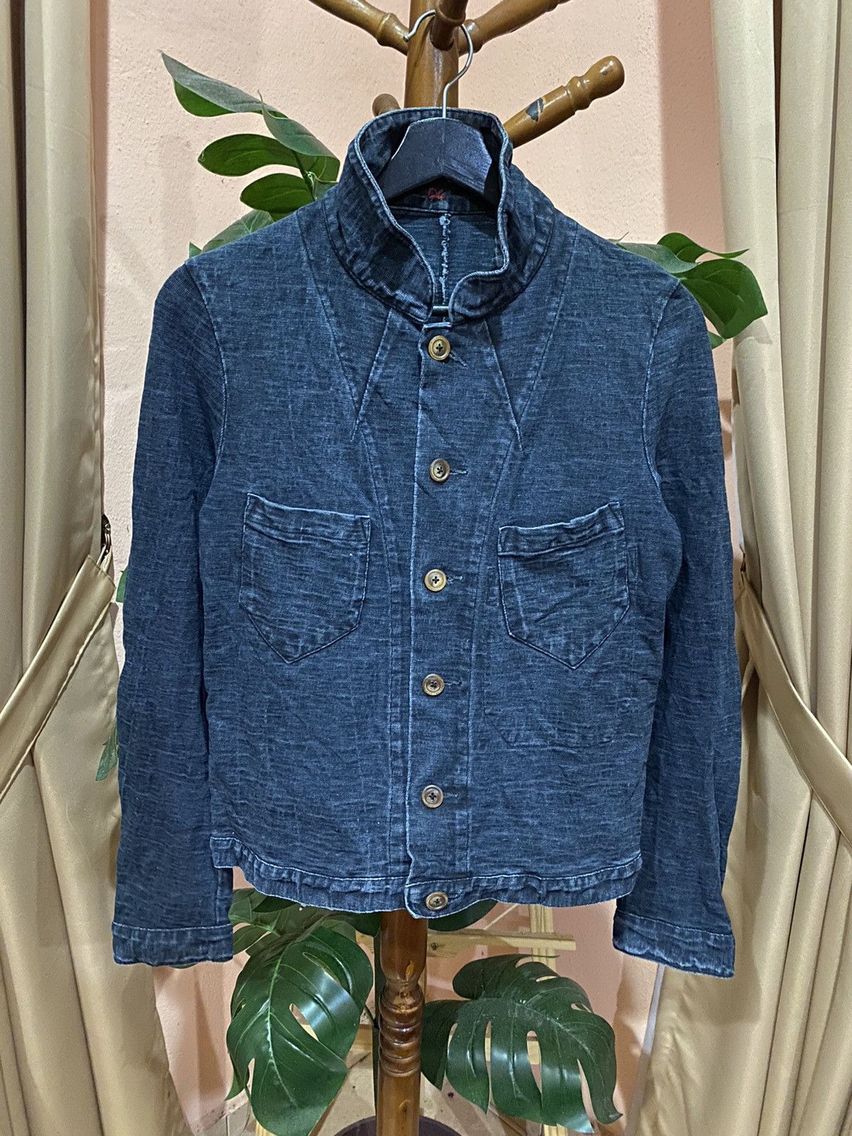 45rpm Rare 45RPM Studio Women’s Indigo-Dyed Denim Jacket Size M / US 6-8 / IT 42-44 - 1 Thumbnail