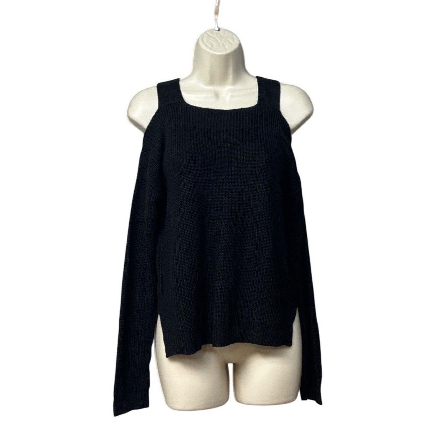 Other Hooked Up by I.O.T Junior’s Cold Shoulder Hi-Low Sweater, Bl Size XS / US 0-2 / IT 36-38 - 8 Thumbnail