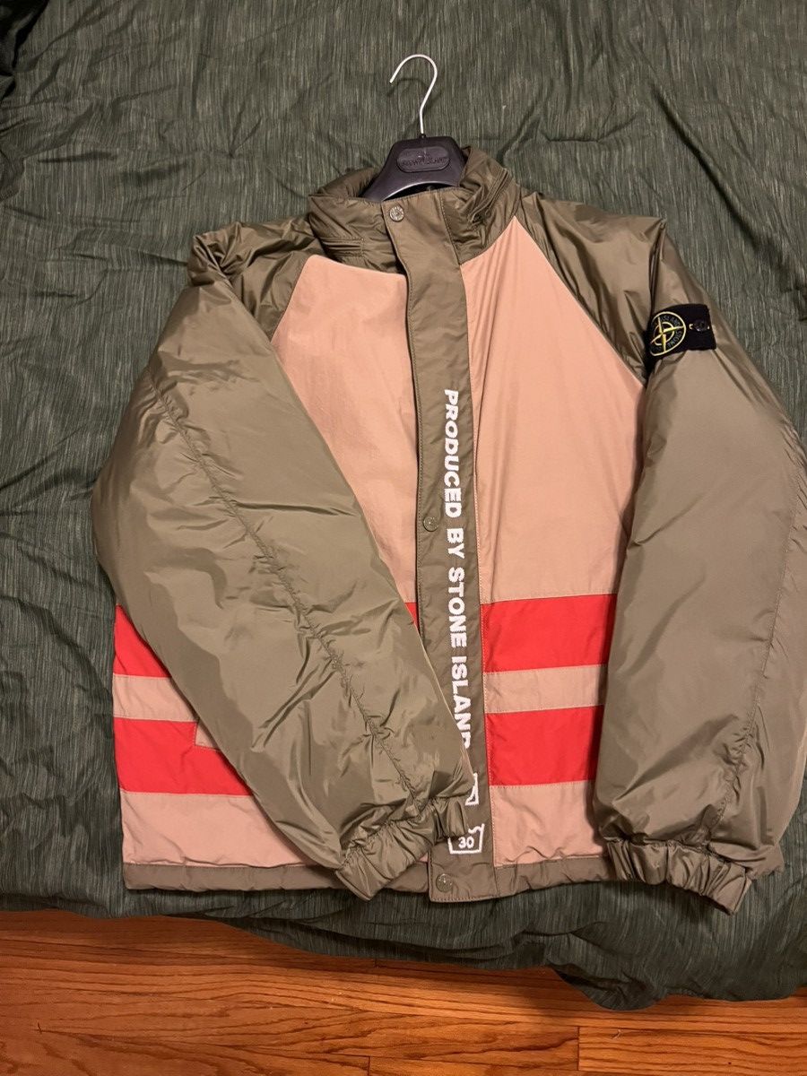 Stone Island × Supreme Supreme Stone Island FW23 reversible down jacket Size US L / EU 52-54 / 3 - 1 Thumbnail