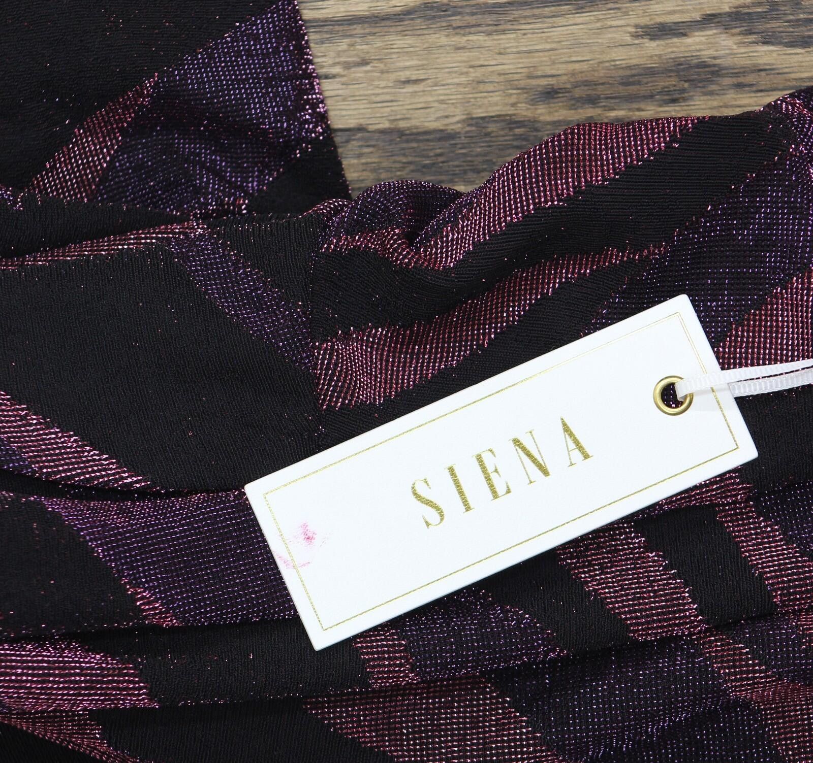 Signal Sport Nwt Siena Long Sleeve Faux Wrap Mini Dress Purple Multi 8 Size M / US 6-8 / IT 42-44 - 4 Thumbnail