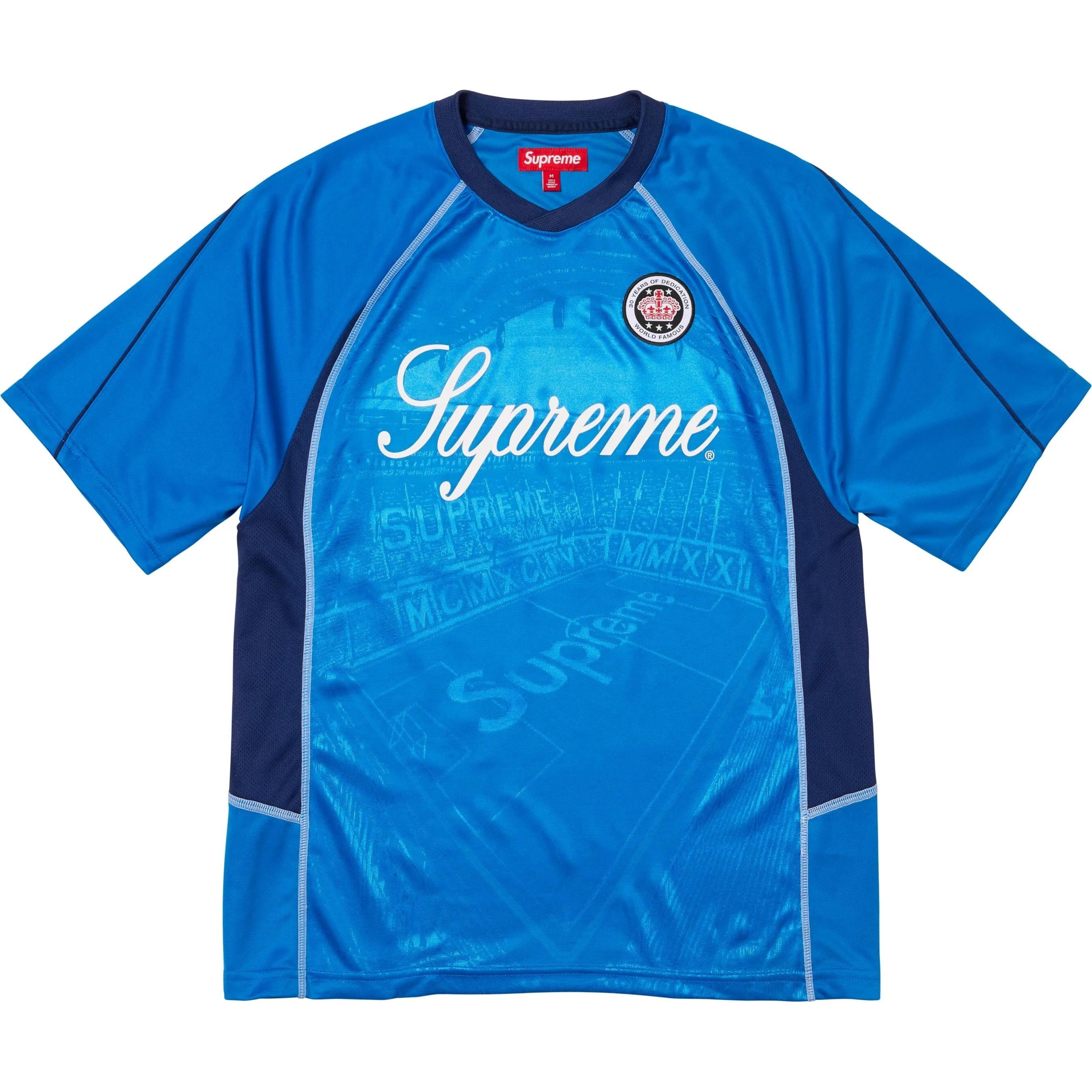 Supreme Supreme Jacquard Soccer Jersey - Medium, Blue Size US M / EU 48-50 / 2 - 6 Thumbnail