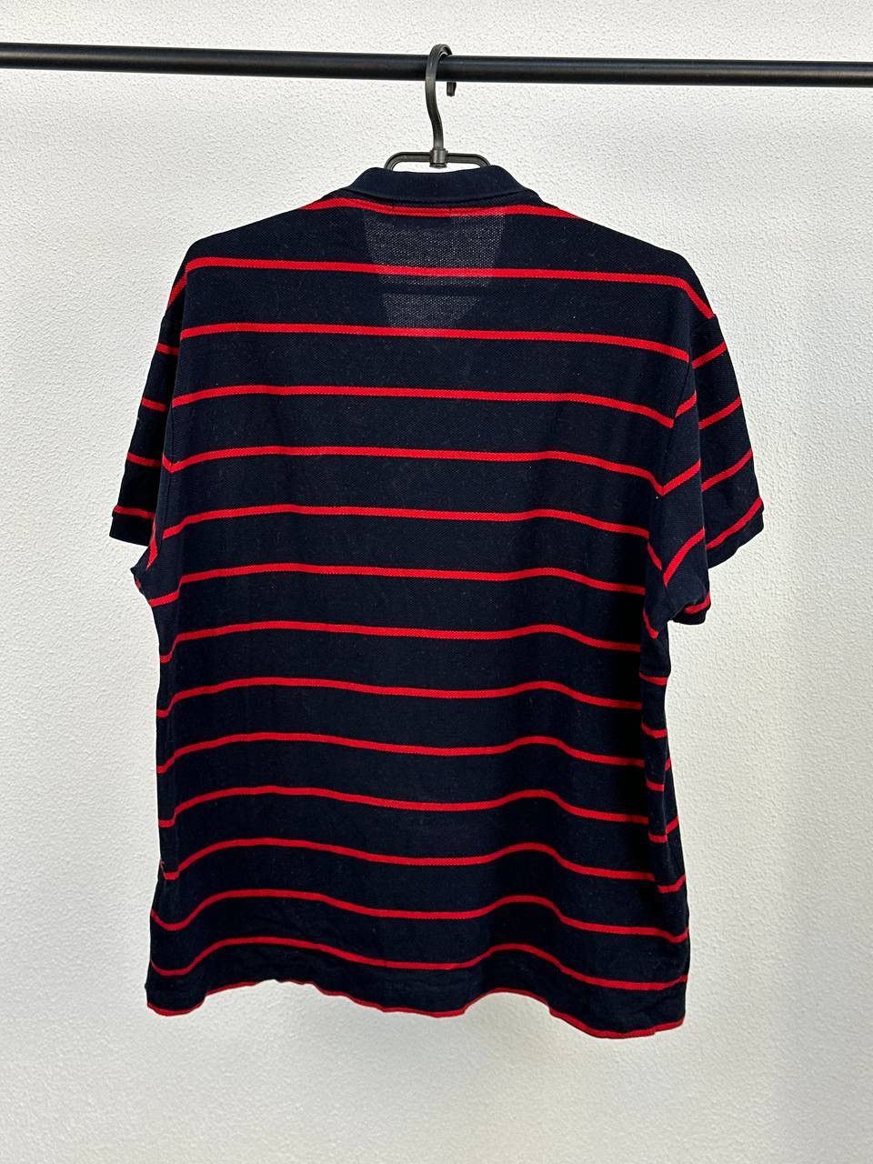 Moncler Moncler Maglia Polo Manica Corta striped faded polo navy/red Size US XL / EU 56 / 4 - 2 Thumbnail