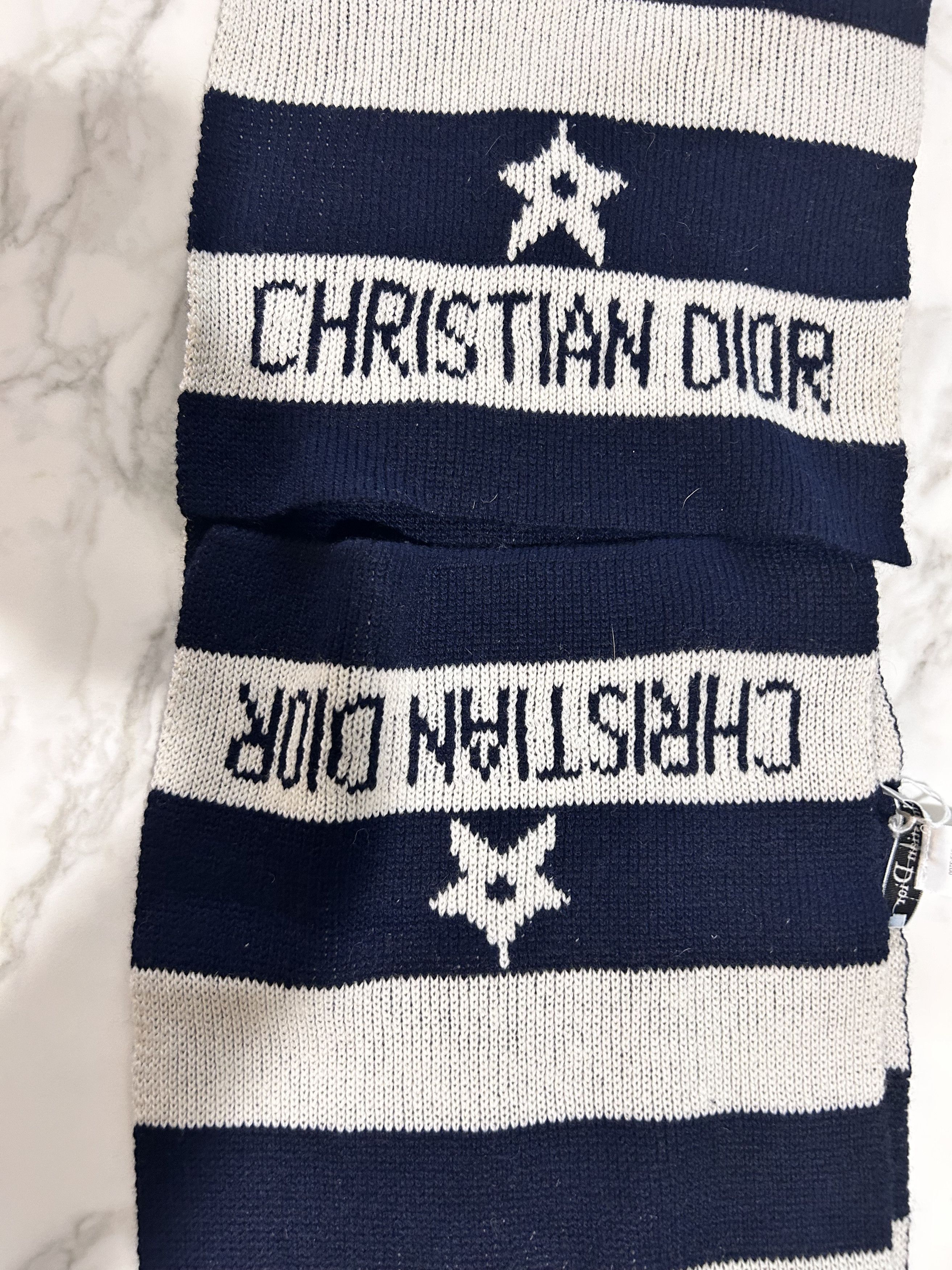 Dior STRIPE SCARF Size ONE SIZE - 4 Thumbnail
