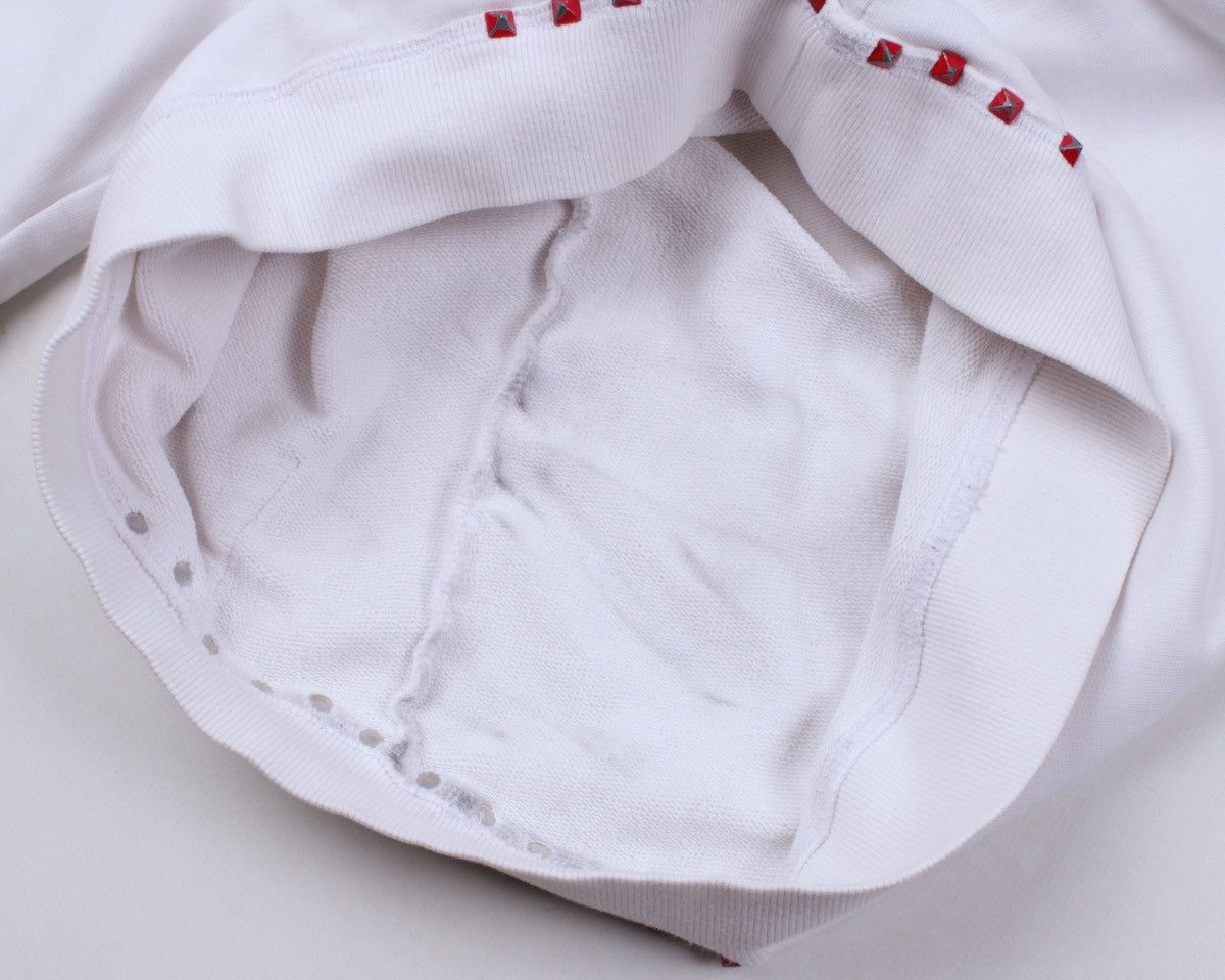 Designer × Valentino VALENTINO Be My VLTN White Hoodie Size S made in Italy Size US S / EU 44-46 / 1 - 11 Thumbnail