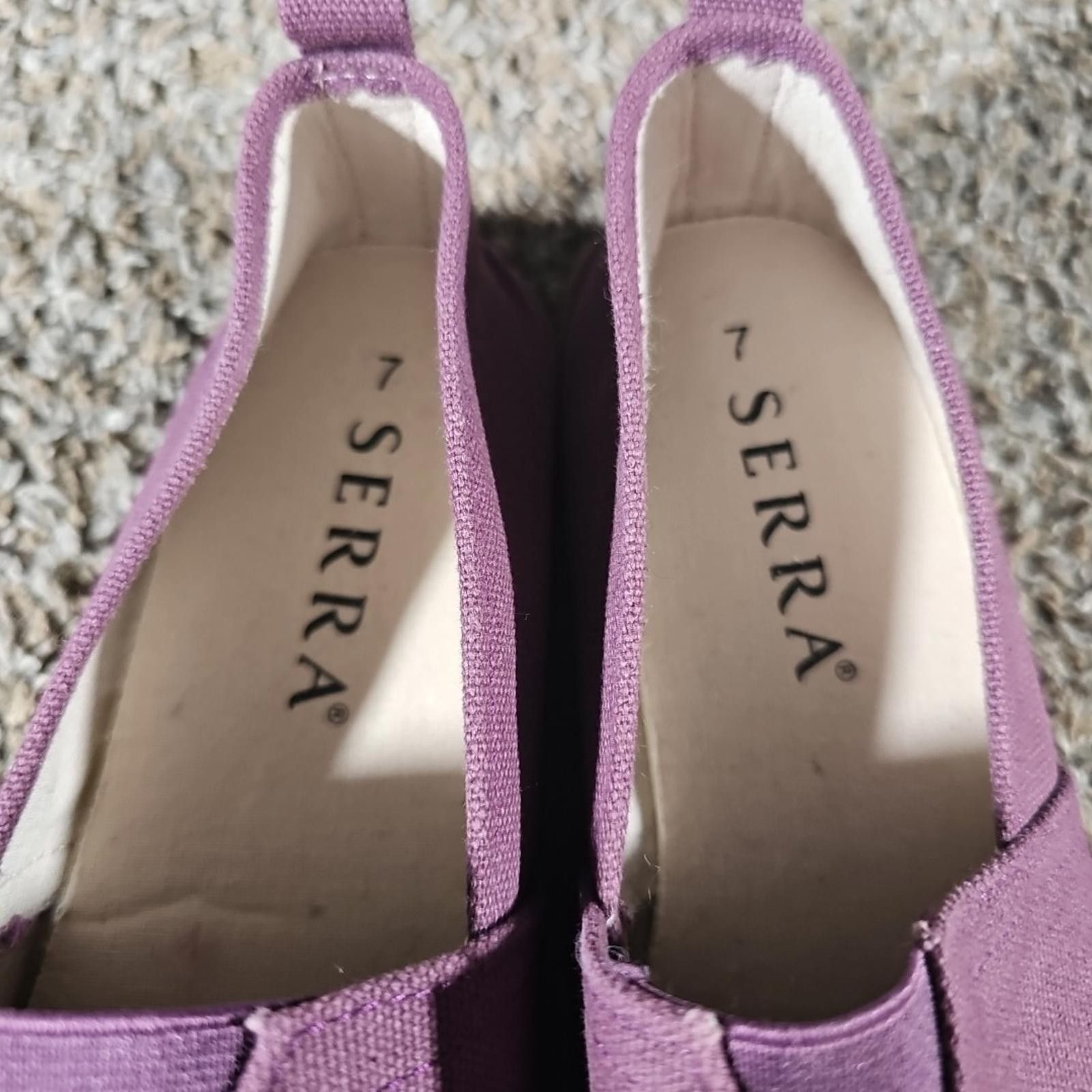 Marine Serre SERRA 49793 Purple Loafer Slip On Shoes Sz 7 Size US 7 / IT 37 - 3 Thumbnail