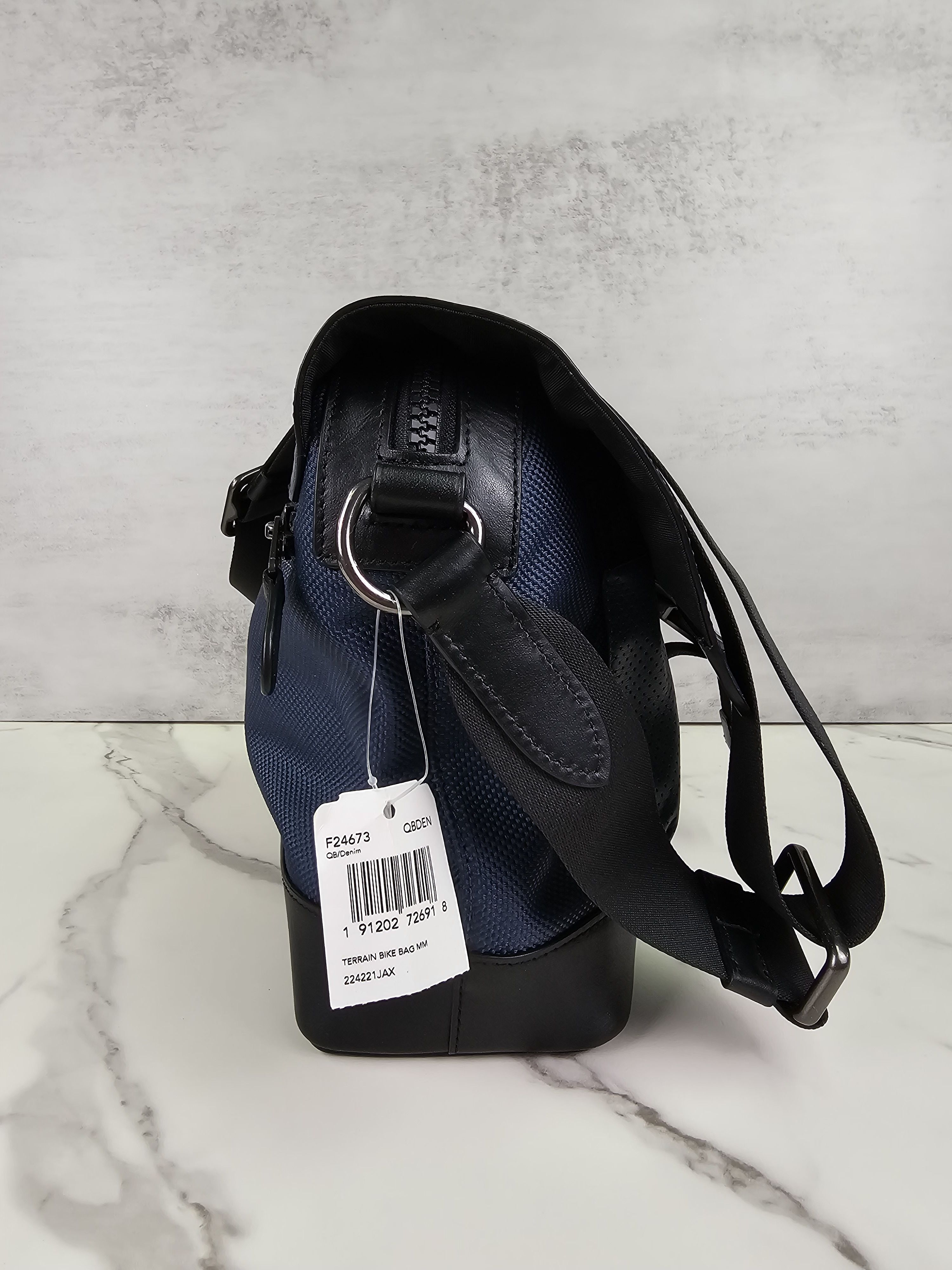 Coach Coach Blue Terrain Bike Crossbody Bag Size ONE SIZE - 5 Thumbnail