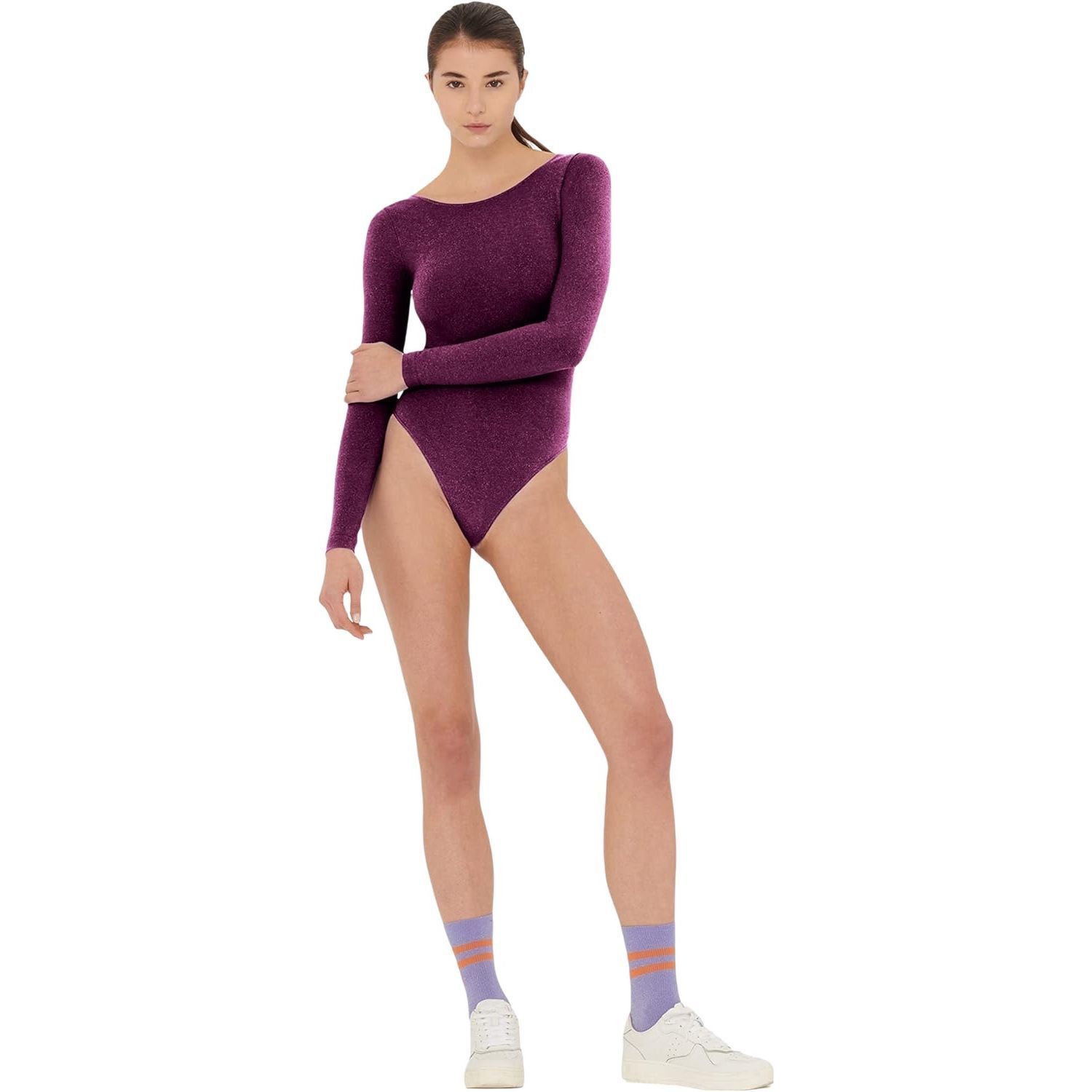 Wolford NWT Wolford Shiny Body Mineral Red/Pink Size L Size L / US 10 / IT 46 - 4 Thumbnail