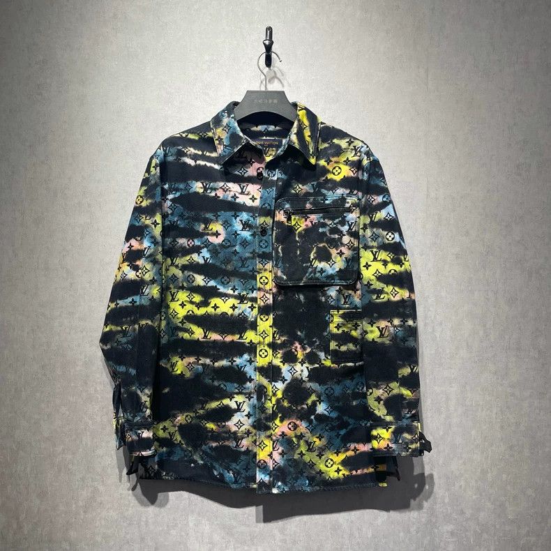 Louis Vuitton Louis Vuitton Tie-dyed full-print denim jacket Size US XS / EU 42 / 0 - 1 Thumbnail