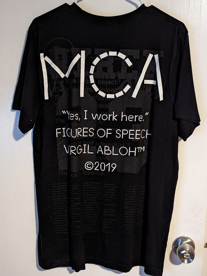 Virgil Abloh Virgil Abloh x MCA Figures of Speech Staff Tee - large Size US L / EU 52-54 / 3 - 5 Thumbnail