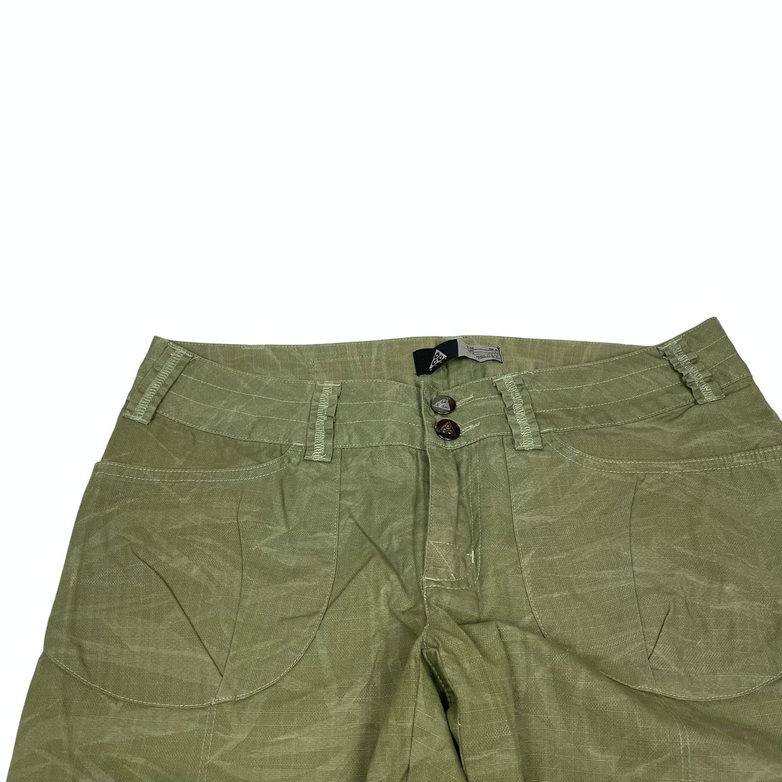 Nike ACG Vintage Nike ACG Men's Green Cargo Pant Size US 41 - 4 Thumbnail