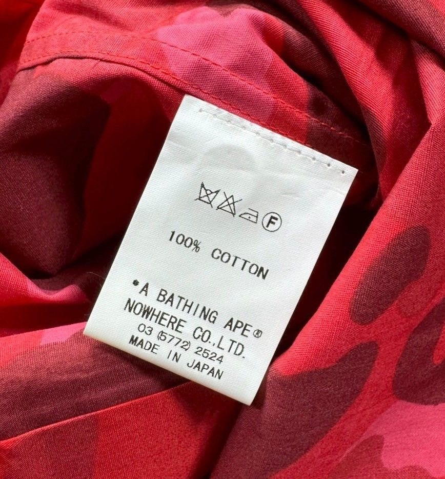 Bape BAPE APE RED CAMO shirts Size ONE SIZE - 5 Thumbnail