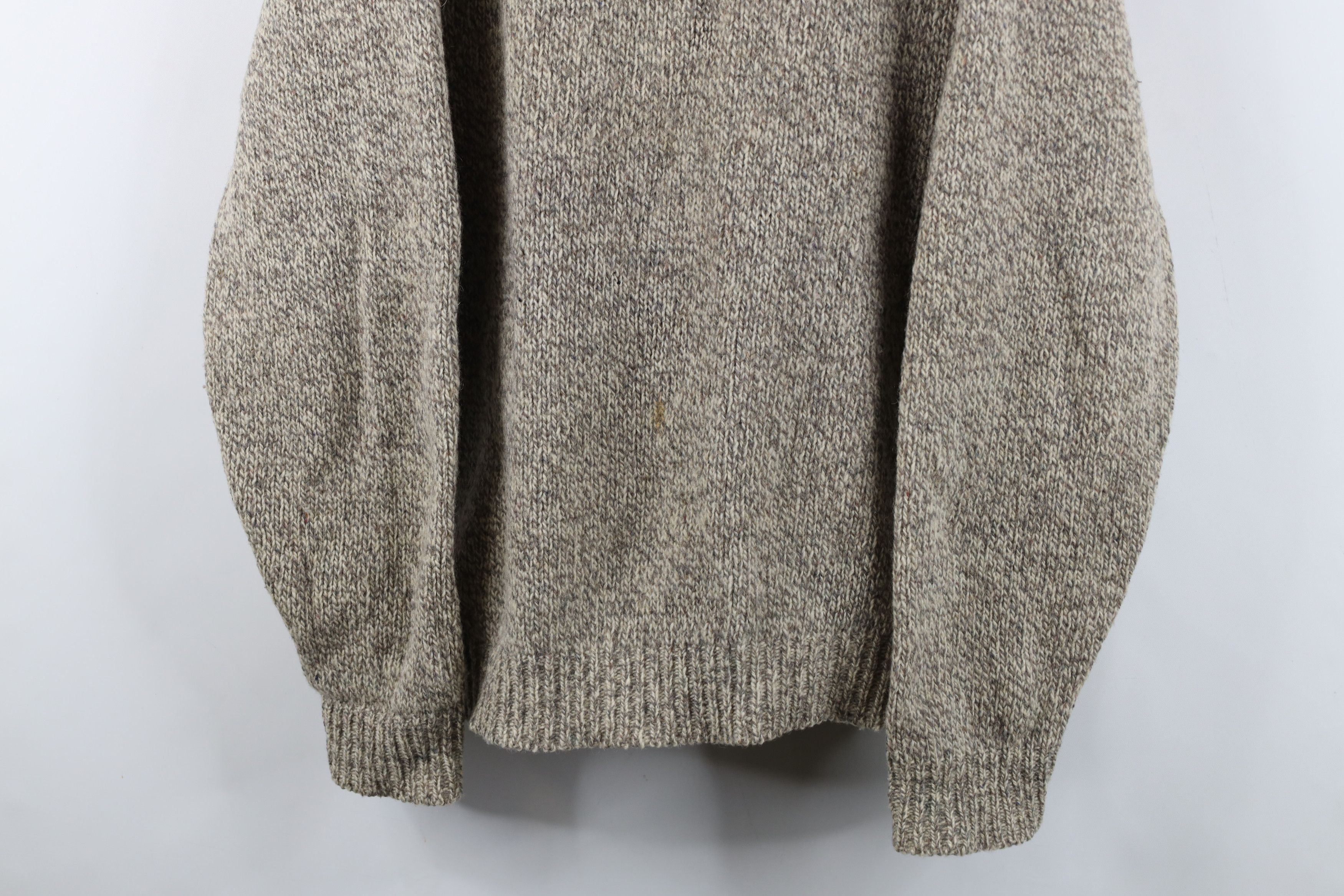 Vintage Vintage 90s Streetwear Blend Knit Crewneck Sweater Brown USA Size US XL / EU 56 / 4 - 3 Thumbnail