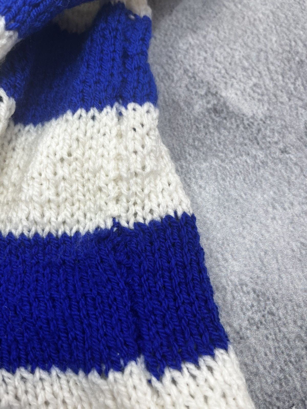 Japanese Brand × Vintage Vintage Y2K stripped knitted pullover sweater old money Size S / US 4 / IT 40 - 8 Thumbnail