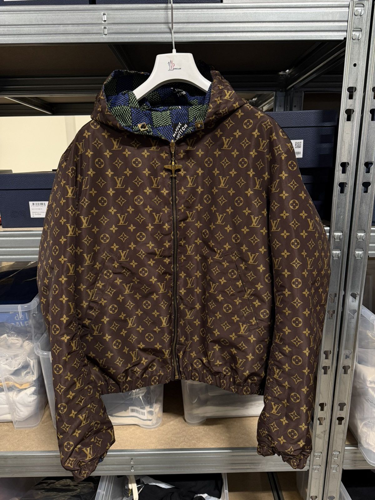 Louis Vuitton Louis Vuitton Monogram Reversible Windbreaker NEW 3800$ Size US L / EU 52-54 / 3 - 1 Thumbnail
