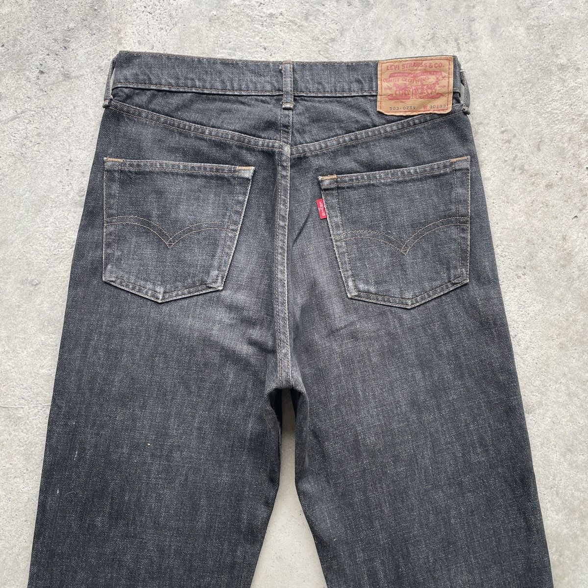 Levi's Vintage Clothing W29x29💥 Vintage Levis 503 J-22 Black Jeans Pants Denim Size US 29 - 12 Thumbnail