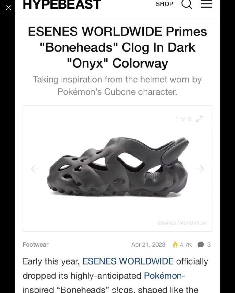 ESENES WORLDWIDE Boneheads Size US 5 / EU 37 - 4 Thumbnail