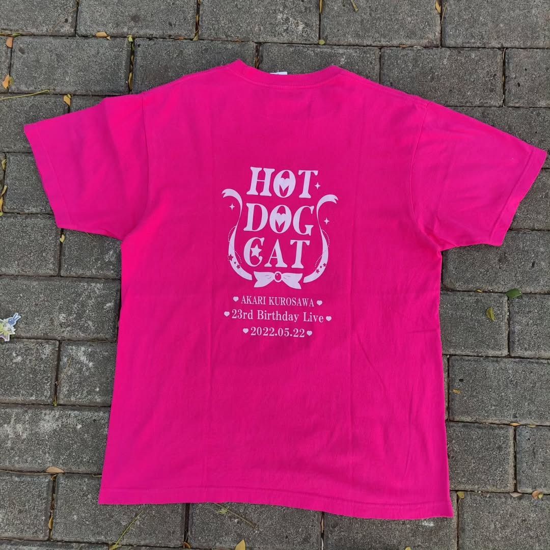 Band Tees Hot Dag Cat Idol Kurosawa Akari Birthday Tee Size US L / EU 52-54 / 3 - 2 Thumbnail