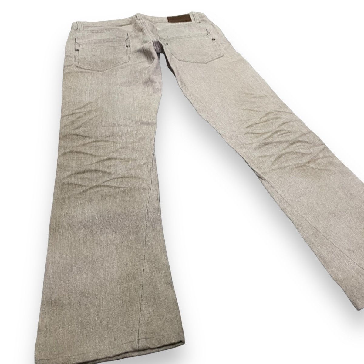 If Six Was Nine 🇯🇵 VINTAGE AERO BY TORNADO MART SPIRAL CUT FLARE JEANS Size US 31 - 9 Thumbnail