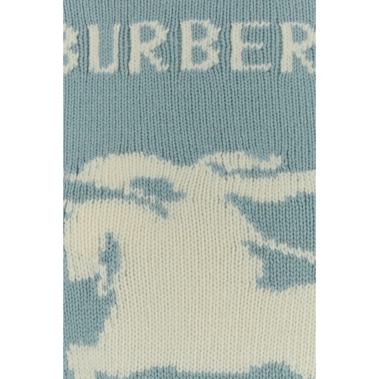 Burberry BURBERRY Light Blue Wool Blend Sweater New & Authentic (Wome Size S / US 4 / IT 40 - 3 Thumbnail
