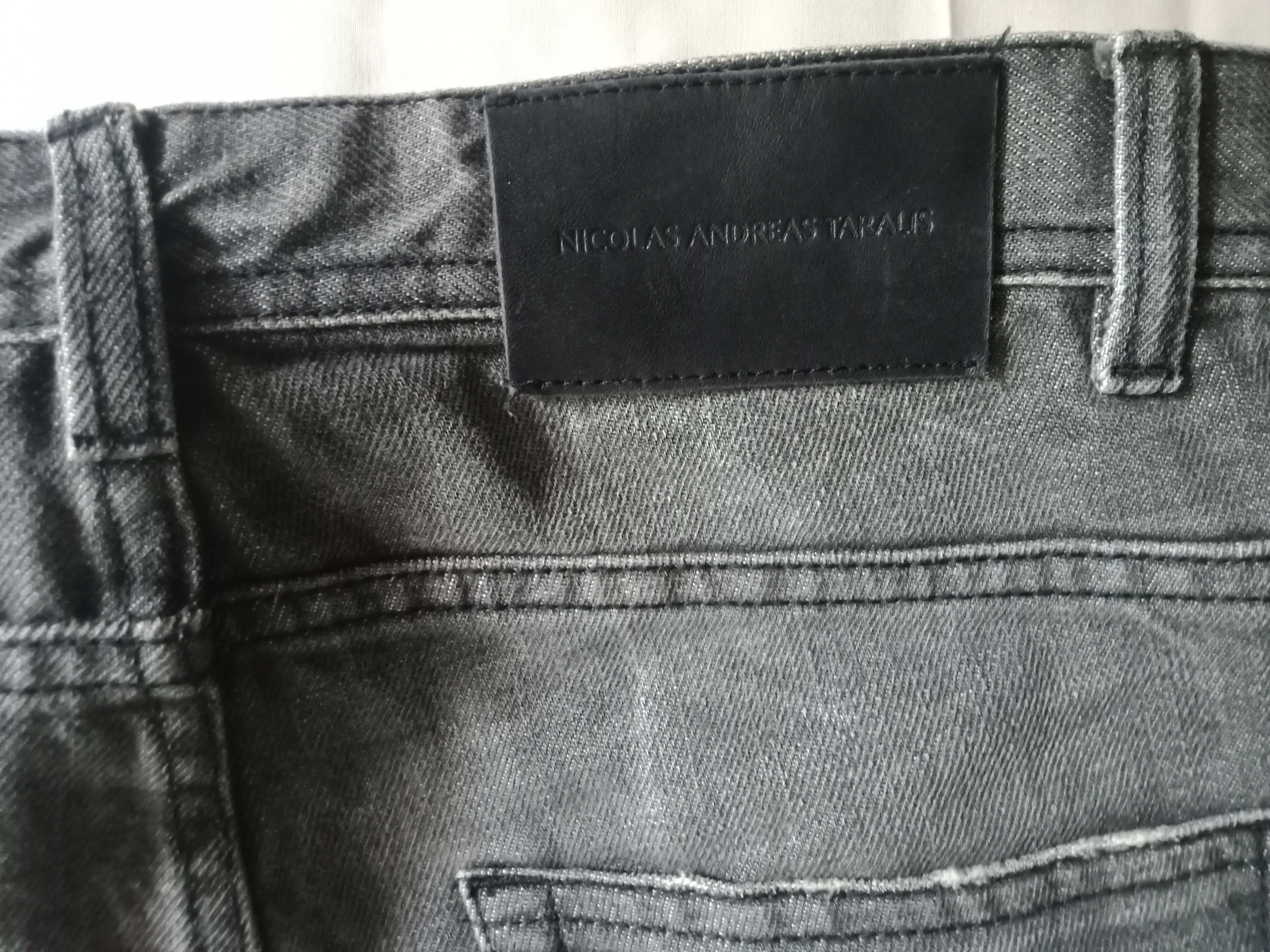 Nicolas Andreas Taralis Rare!! Nicholas Andreas Taralis grey denim Size US 27 - 2 Thumbnail