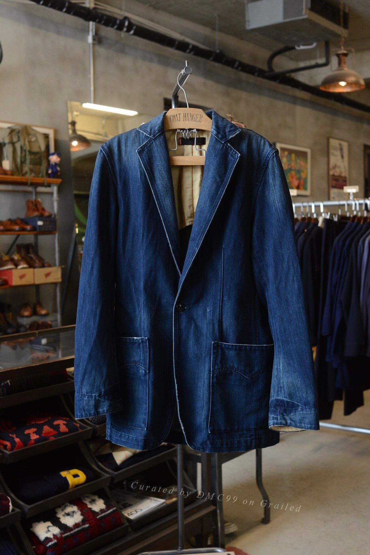 Levi's Levi's Denim Blazer Size L Size US L / EU 52-54 / 3 - 1 Thumbnail
